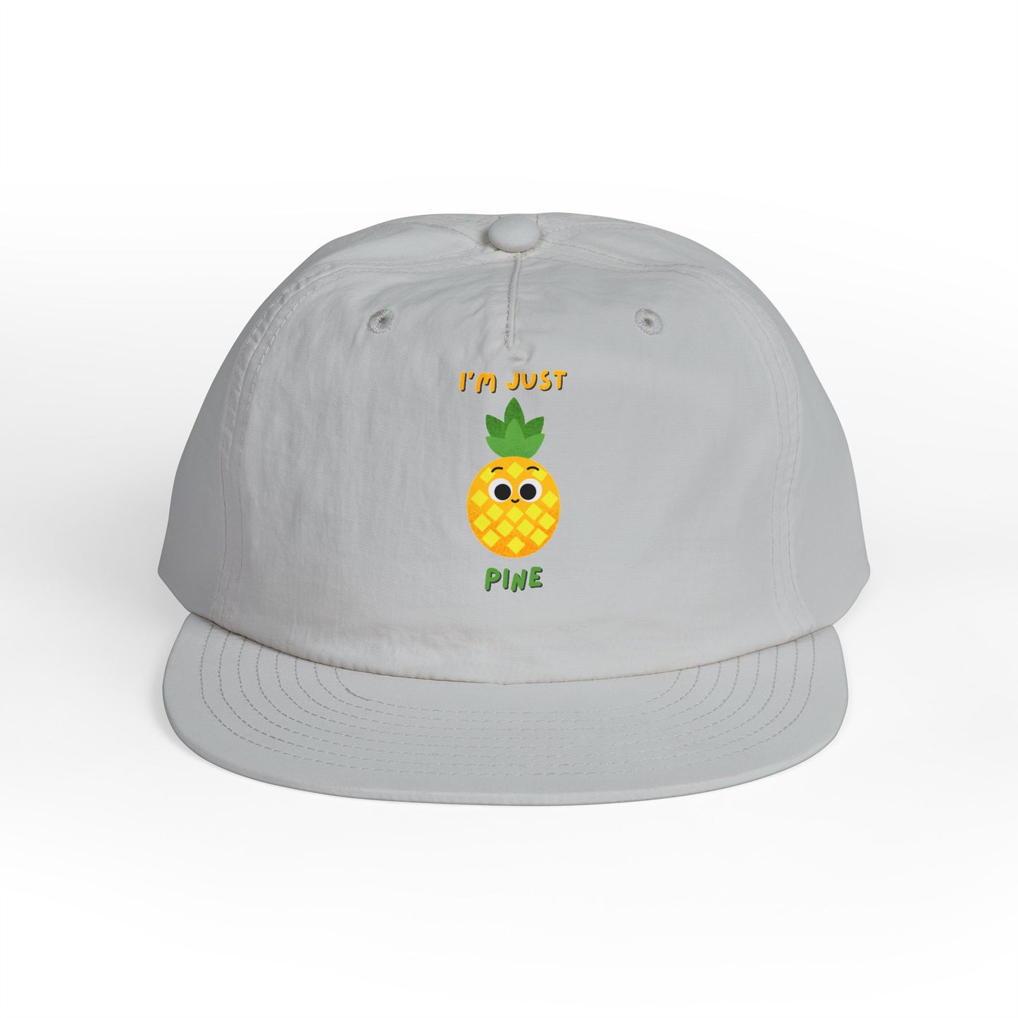 Pineapple Pun Surf Cap - Fun Beachwear, Summer Accessory, Vacation Hat, Gift for Surfers, Casual Style