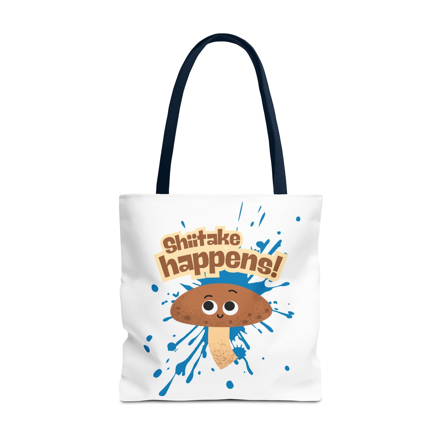 Funny Shiitake Mushroom Tote Bag, Humorous Eco-Friendly Shopping Bag, Perfect Gift for Fun-Lovers, Mushroom Lover Gift, Quirky Reusable Tote