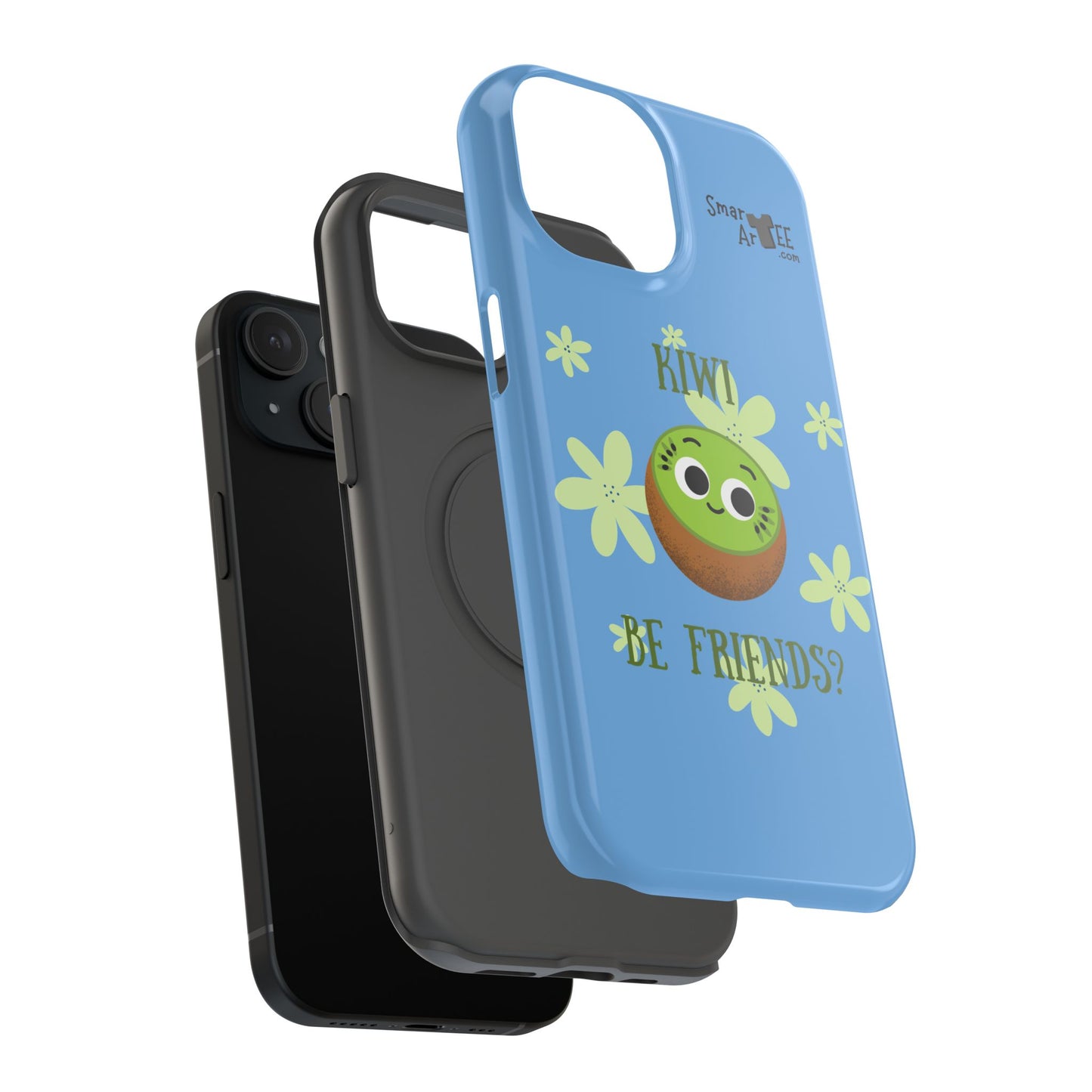 Cute Kiwi Friends Phone Case - Impact-Resistant, Fun Phone Accessory for Kids, Gifts, Summer Vibes, Cute Animal Design