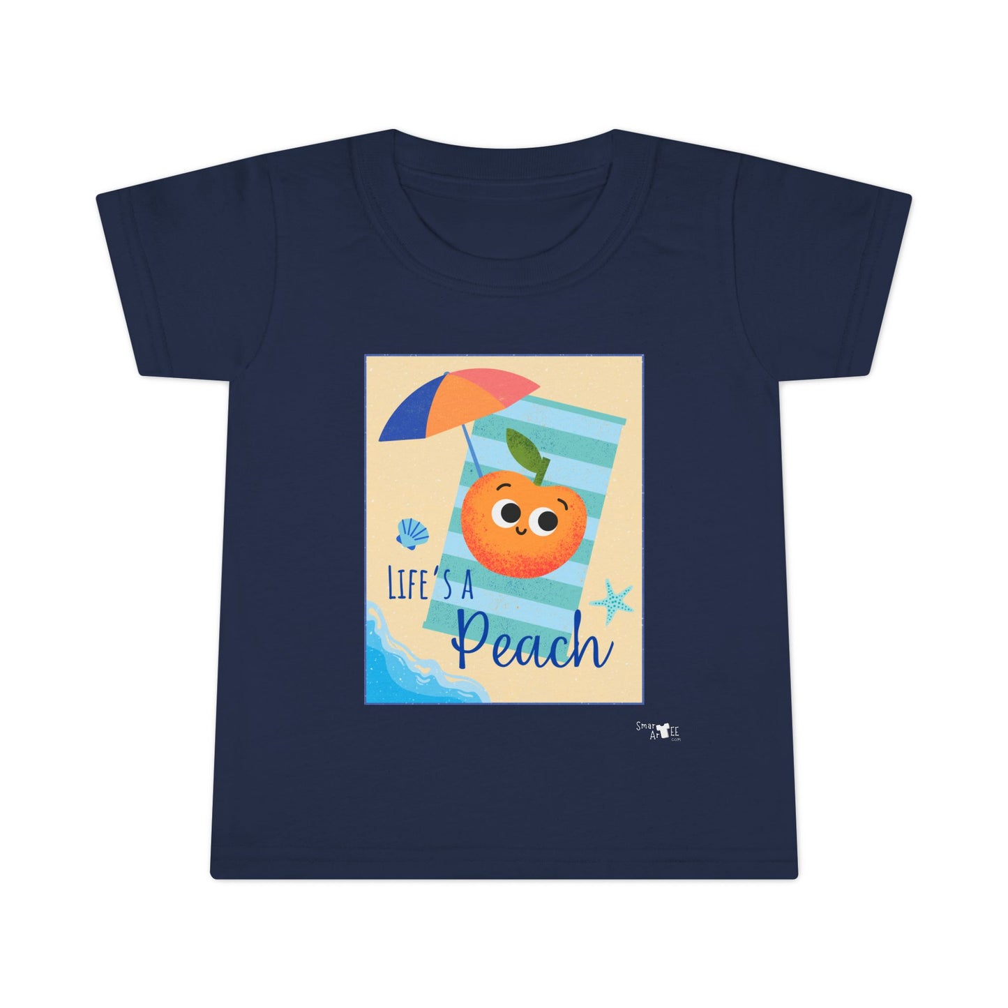 Toddler Summer Shirt - Life is a Peach Design, Cute Kids Tee, Beachwear, Summer Outfit, Family Vacation Shirt, Toddler Apparel