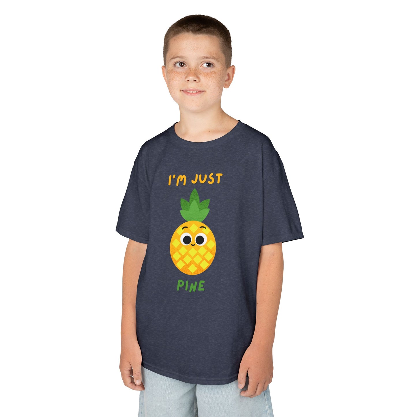 Kids Pineapple Tee - Cute Kids Shirt, Fun Summer Outfit, Birthday Gift, Playful Tee, Tropical Vibes, Kids Graphic Tee