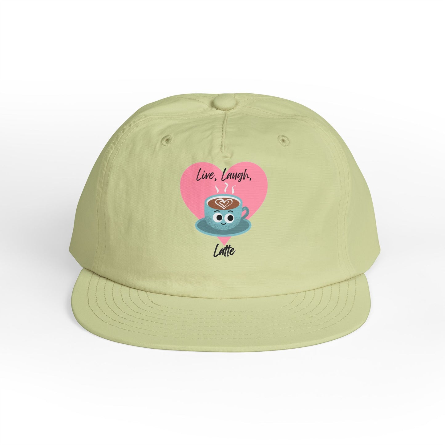 Playful Surf Cap - Live Laugh Love, Summer Vibes, Casual Weekend Accessory, Fun Beach Hat, Gift for Surf Lovers
