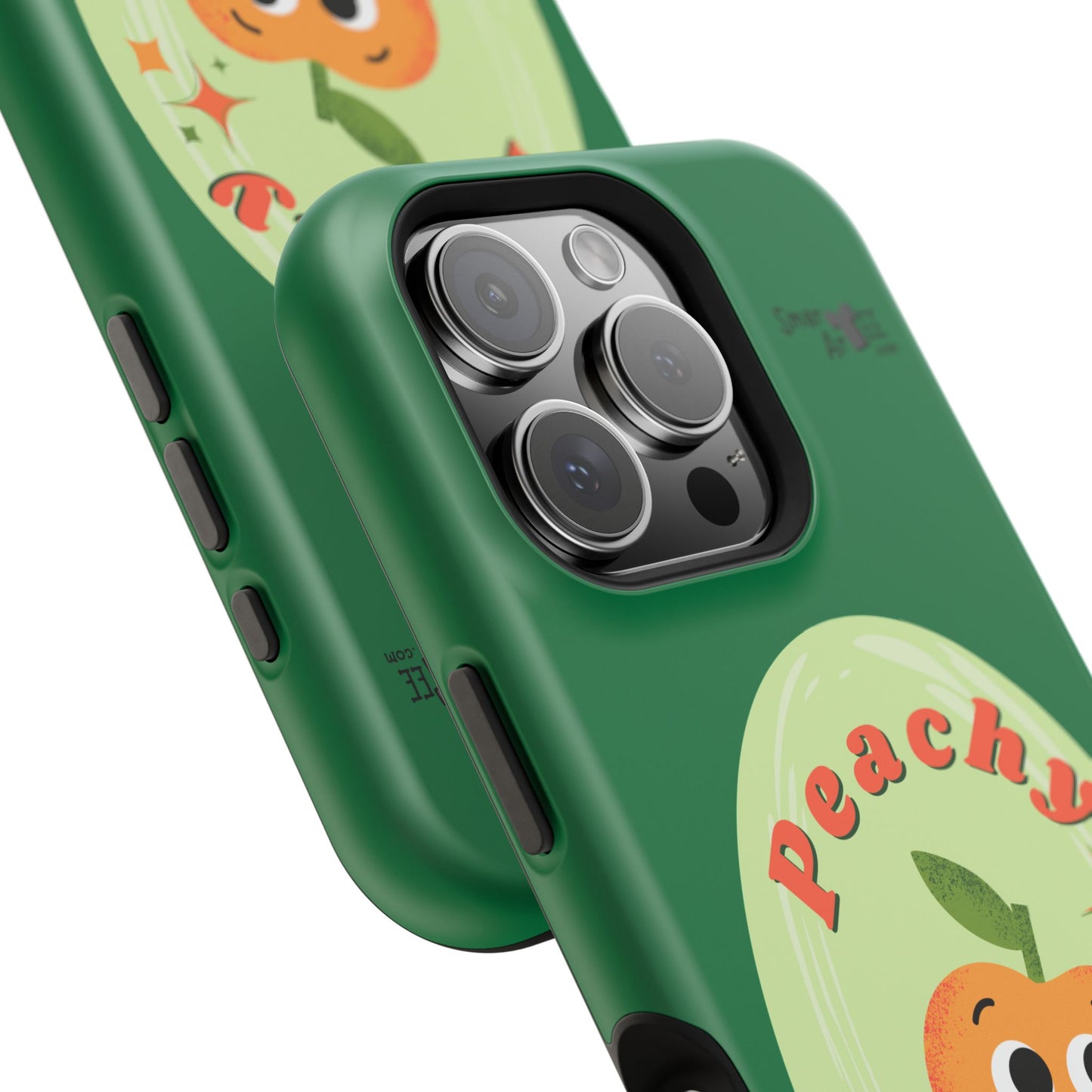 Peachy Keen Phone Case, Cute Impact-Resistant Case, Fun Smartphone Cover, Gift for Fruit Lovers, Customizable Phone Accessory