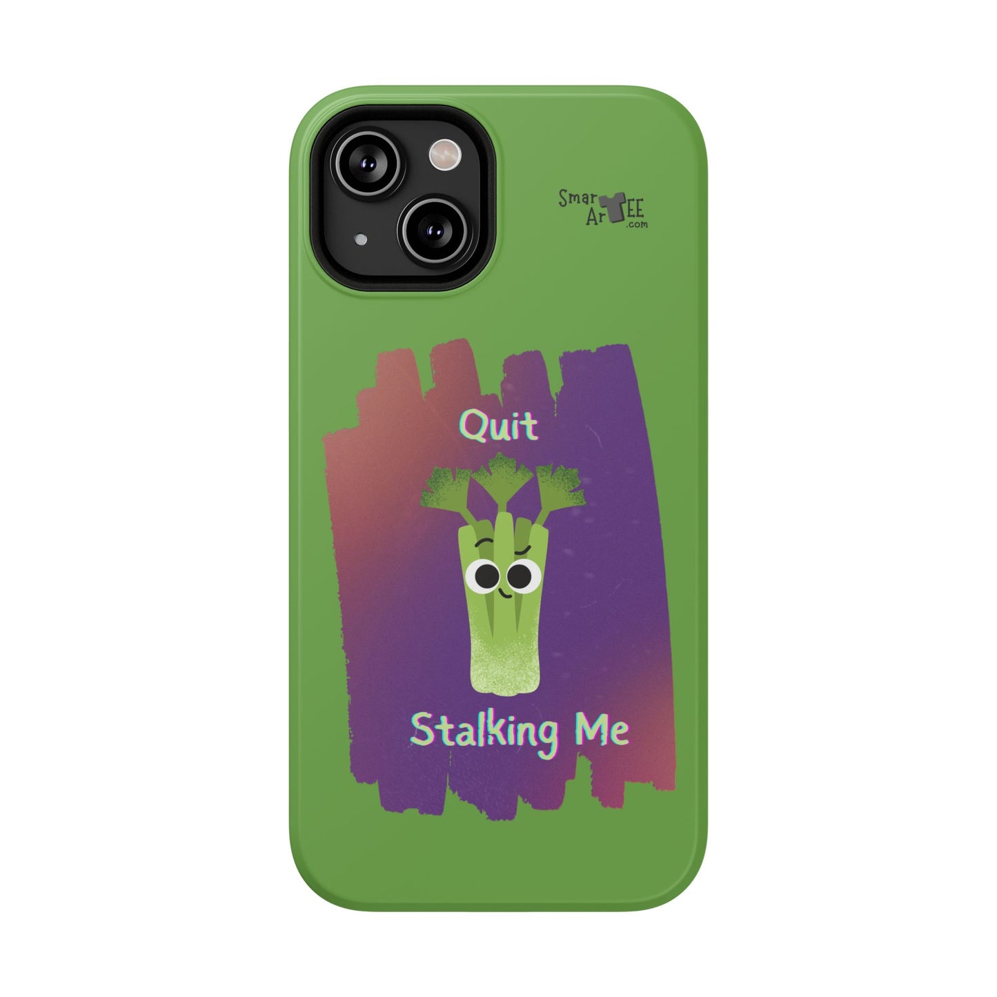 Cute Celery Pun Phone Case, Quirky Impact-Resistant Cell Phone Cover, Gift for Veggie Lovers, Fun Accessories for Friends