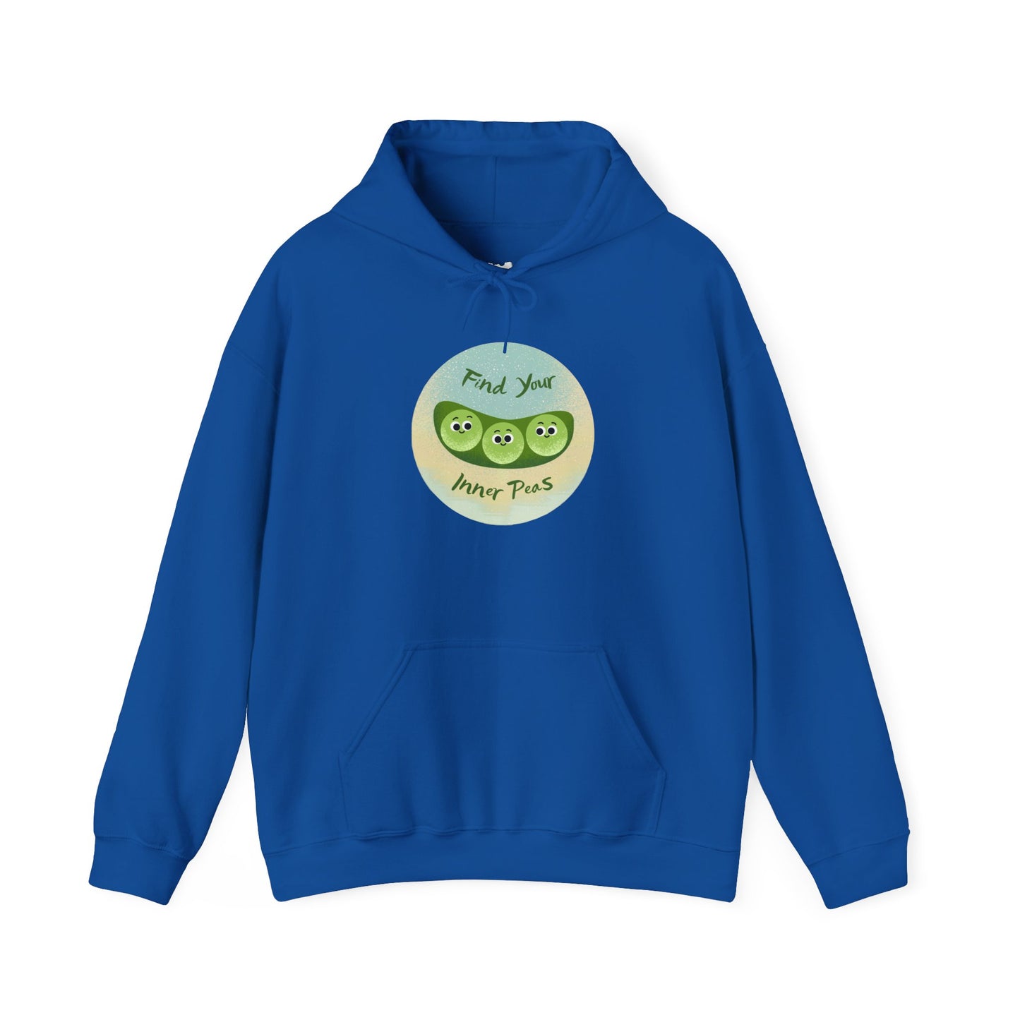 Find Your Inner Peas Hoodie | Comfy Apparel, Gift for Fun Lovers, Casual Wear, Motivational Hoodie