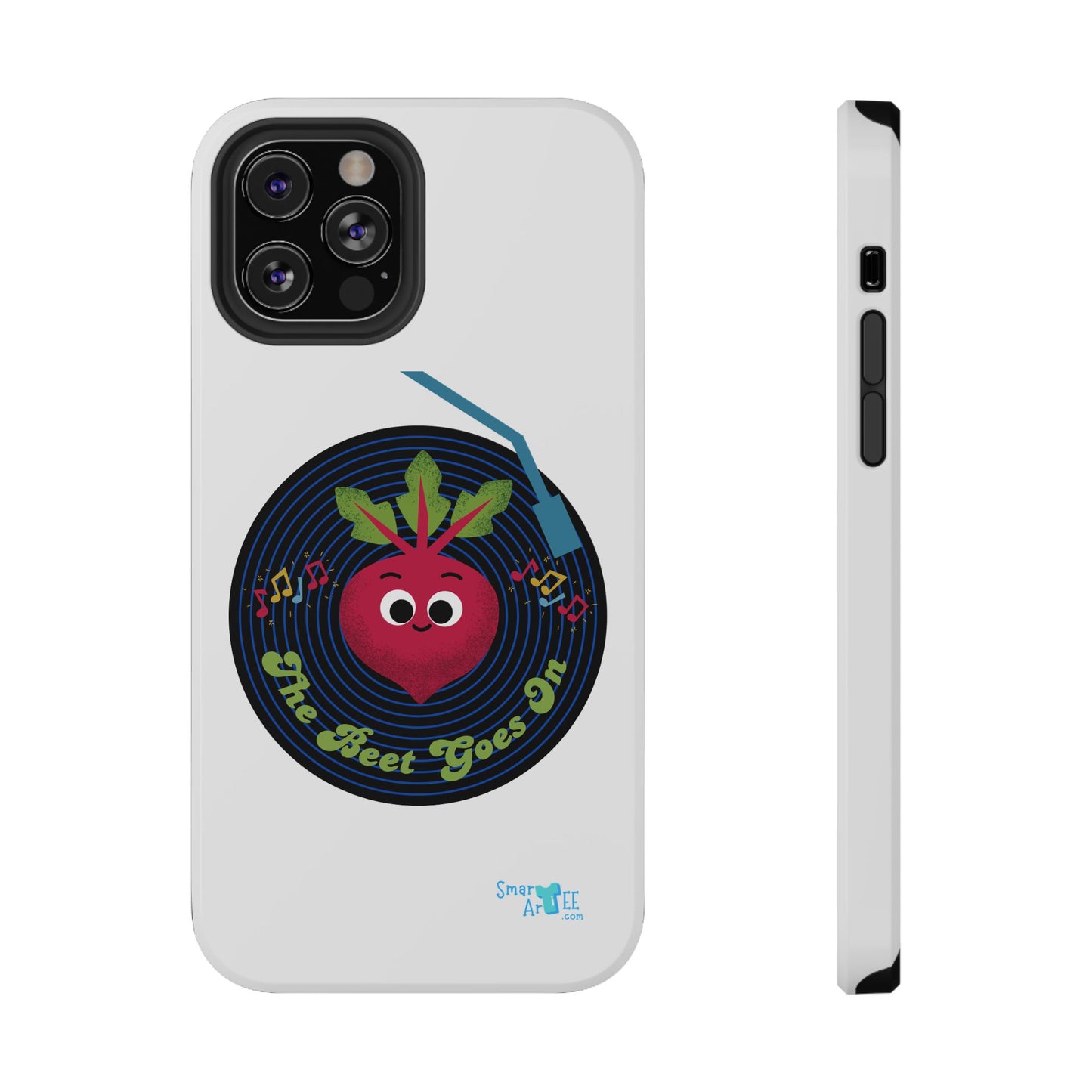 Fun Impact-Resistant Phone Cases - Unique Phone Accessories, Beet Pun Themed, Holiday Present