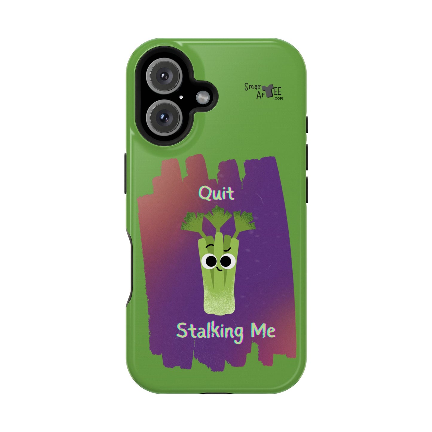 Cute Celery Pun Phone Case, Quirky Impact-Resistant Cell Phone Cover, Gift for Veggie Lovers, Fun Accessories for Friends