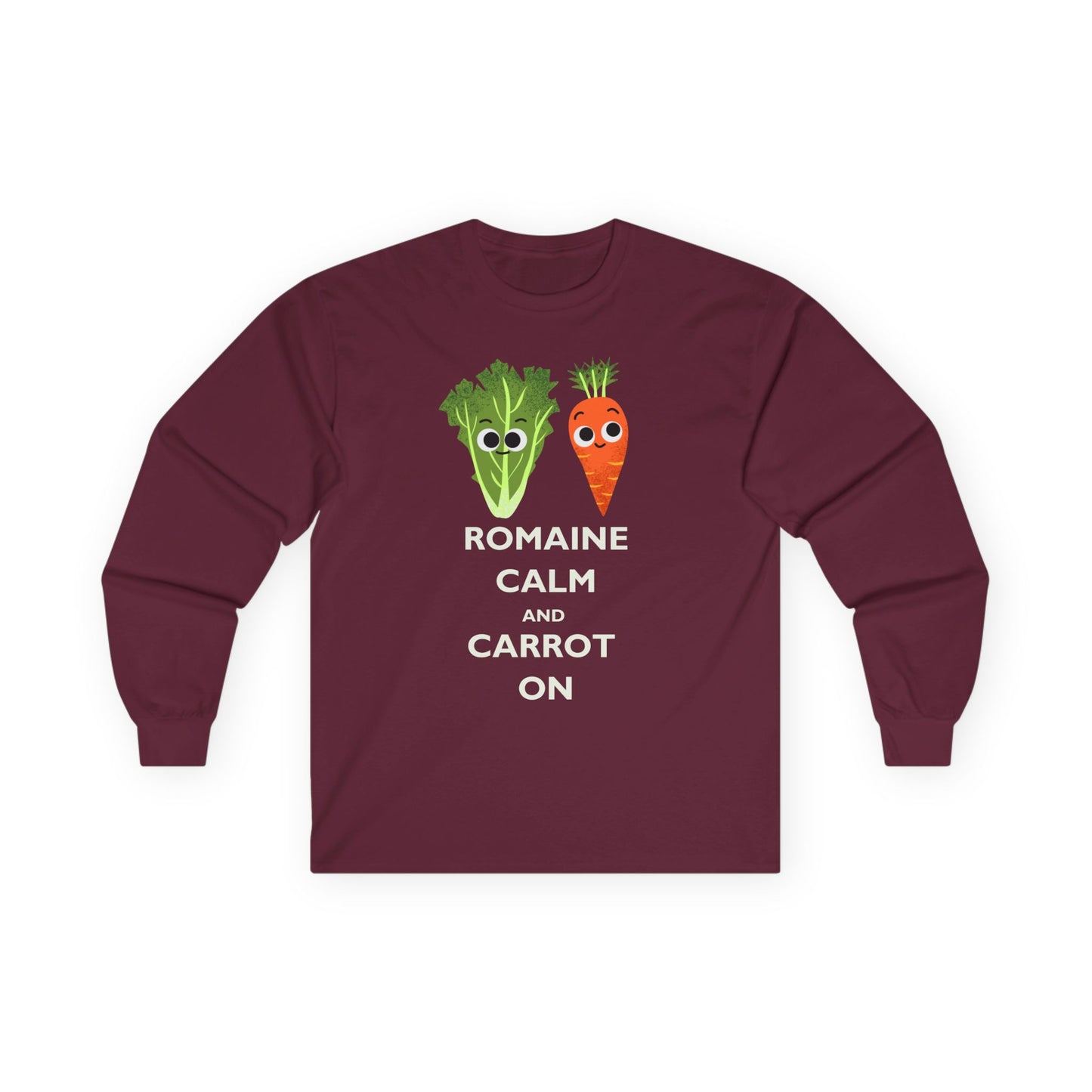 Playful Veggie Long Sleeve Tees, Funny Shirt for Food Lovers, Perfect Gift for Gardeners, Great for Holidays and Parties