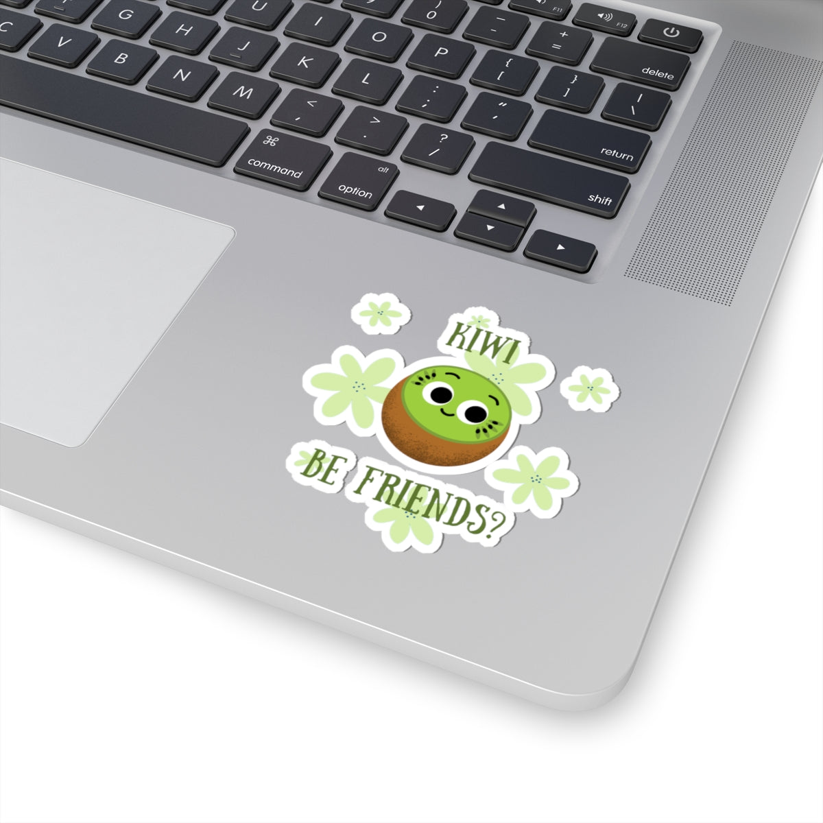 Whimsical Kiwi Friendship Stickers, Fun Fruit Decor, Cute Gift for Friends, Laptop Stickers, Kids Room Decor