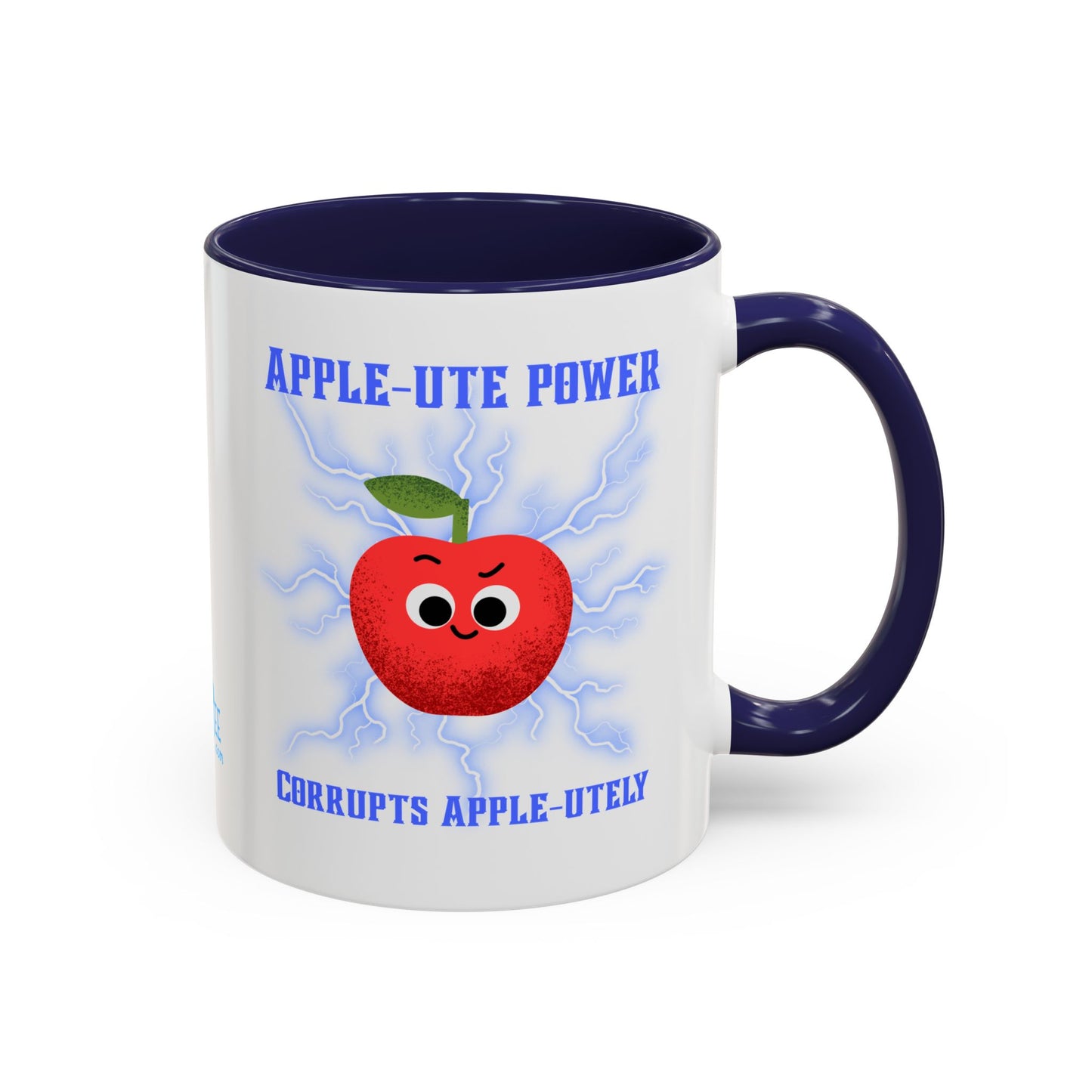 Whimsical Coffee Mug, Fun Apple-Themed Gift, Cute Kitchen Decor, Quirky Drinkware, Perfect for Teachers and Friends