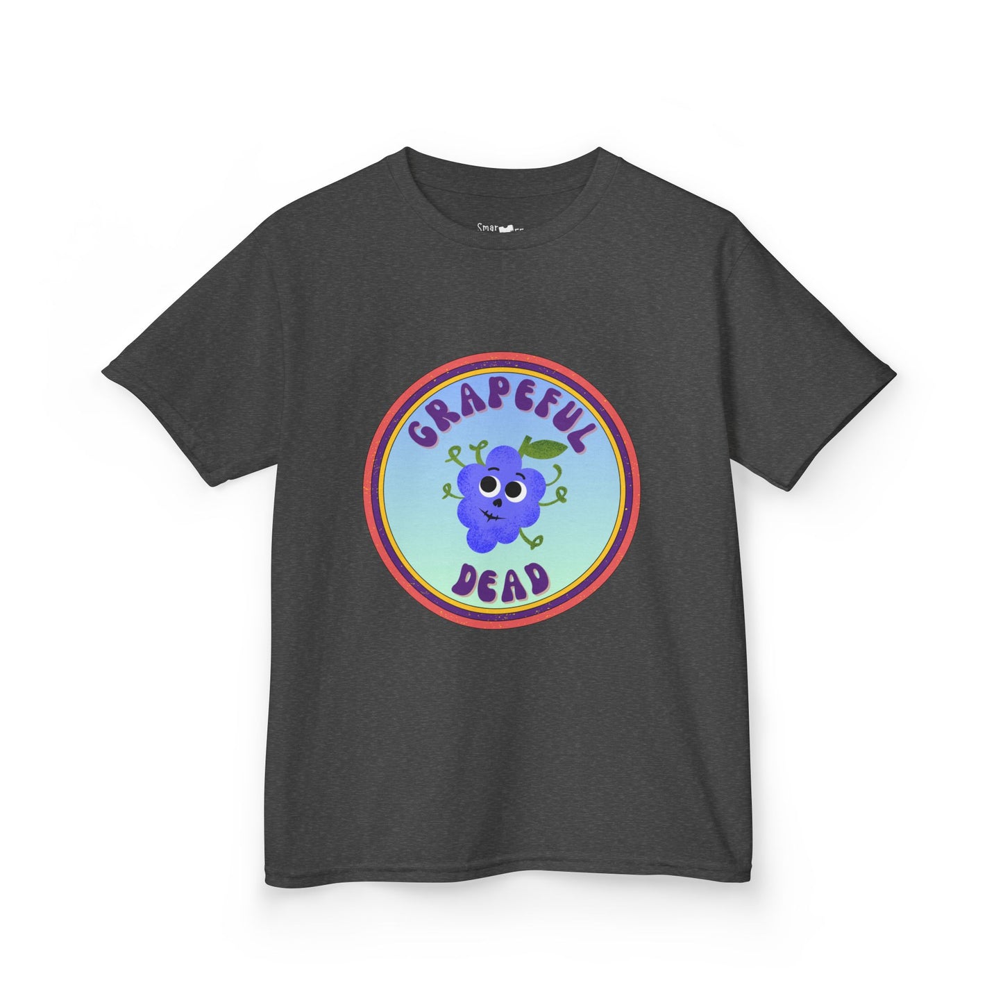 Vibrant Kids Tee with Grapeful Dead Design, Fun Casual Wear for Festivals, Birthdays, or Everyday Adventures