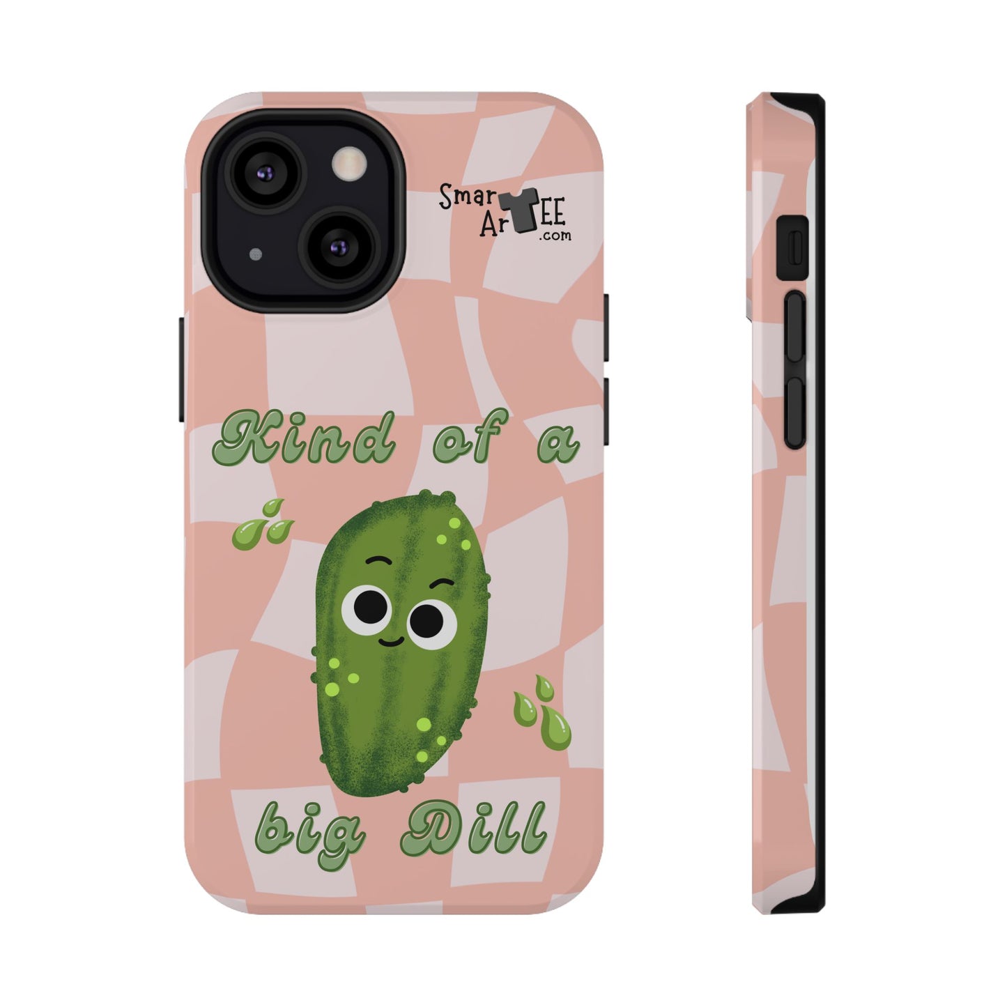 Cute Cucumber Phone Case, Funny Phone Case, Gift for Vegetable Lovers, Quirky Mobile Accessories, Summer Vibes, Kind of a Big Dill