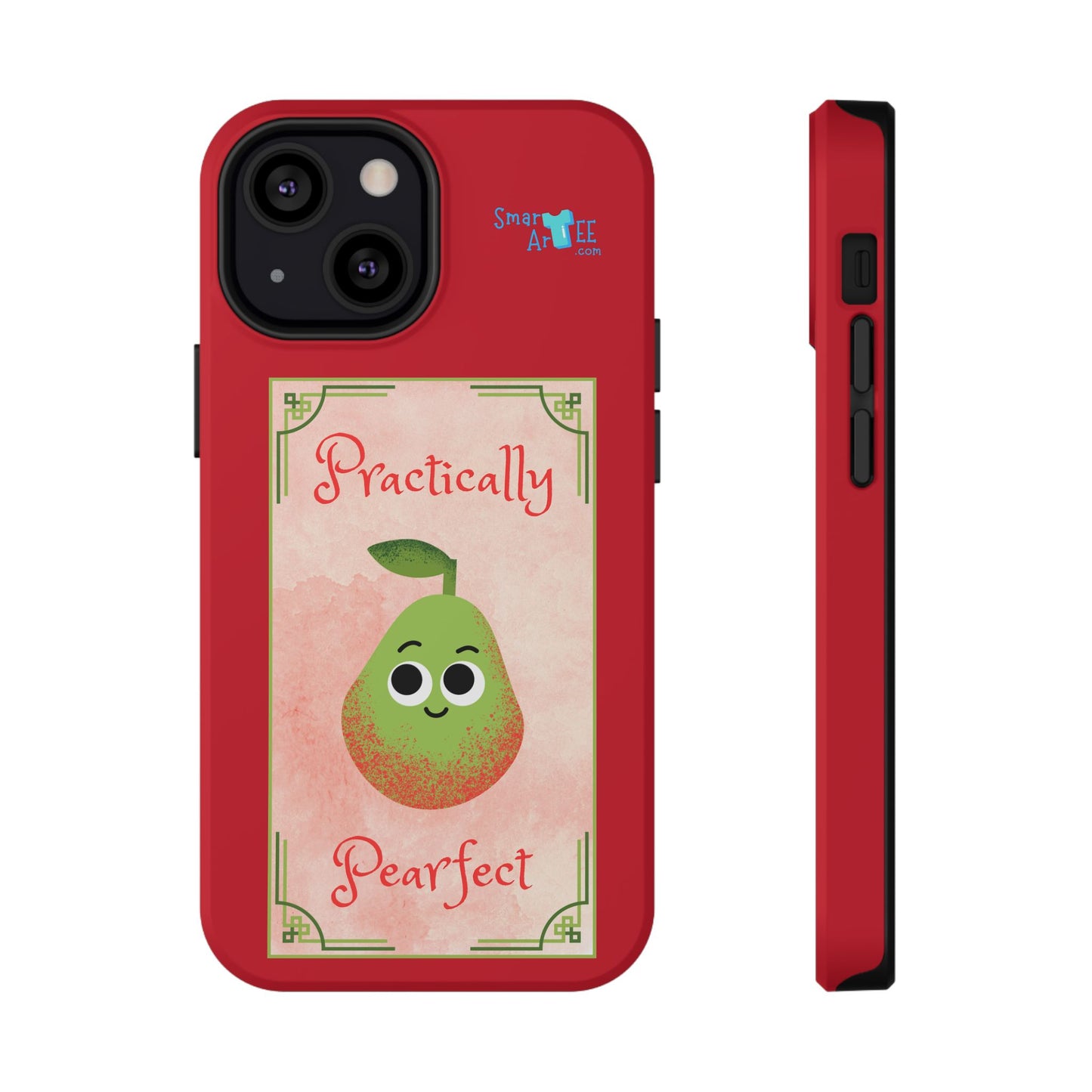 Cute Impact-Resistant Phone Case - Practically Pearfect, Fun Gift for Kids, Durable Phone Cover, Unique Phone Accessory, Youthful Style