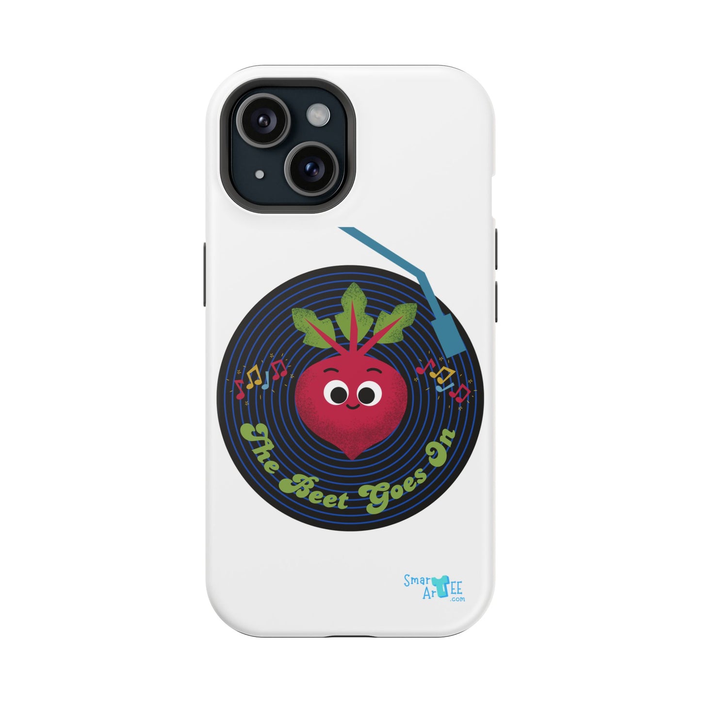 Fun Impact-Resistant Phone Cases - Unique Phone Accessories, Beet Pun Themed, Holiday Present