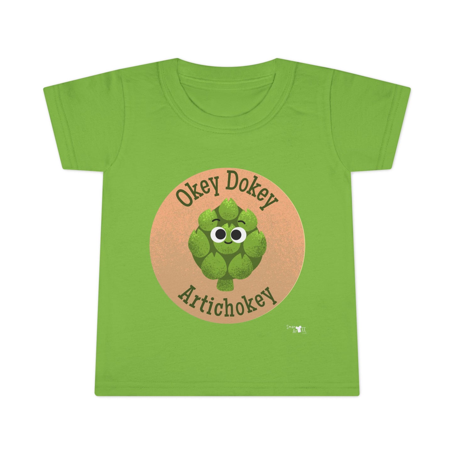 Toddler Artichoke Shirt, Okey Dokey Artichokey Tee, Fun Kids Apparel, Playful Toddler Clothing, Gift for Little Ones