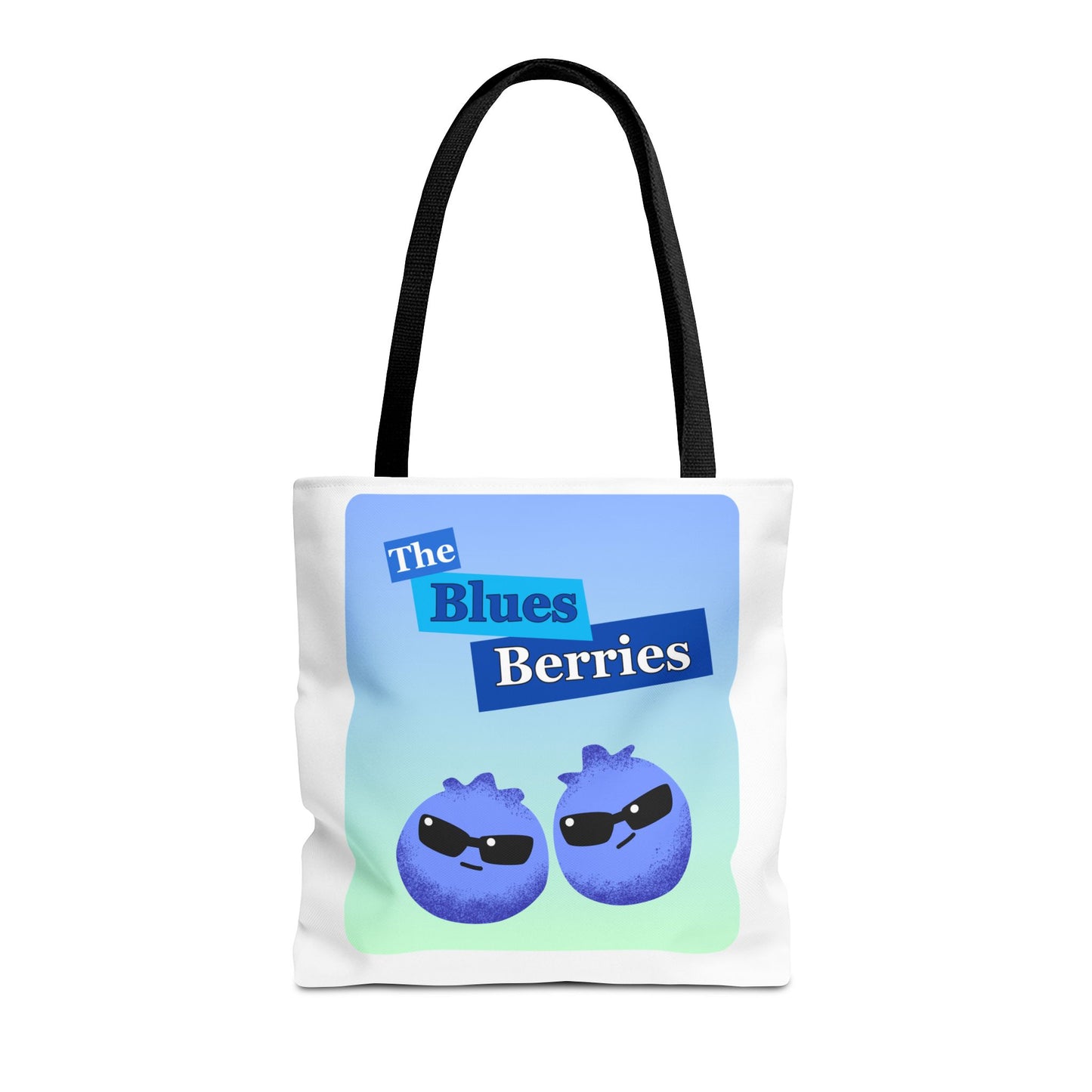 Sassy Blues Berries Tote Bag | Fun Berry Art, Grocery Shopping, Beach Day, Gift for Berry Lovers, Eco-Friendly Bag