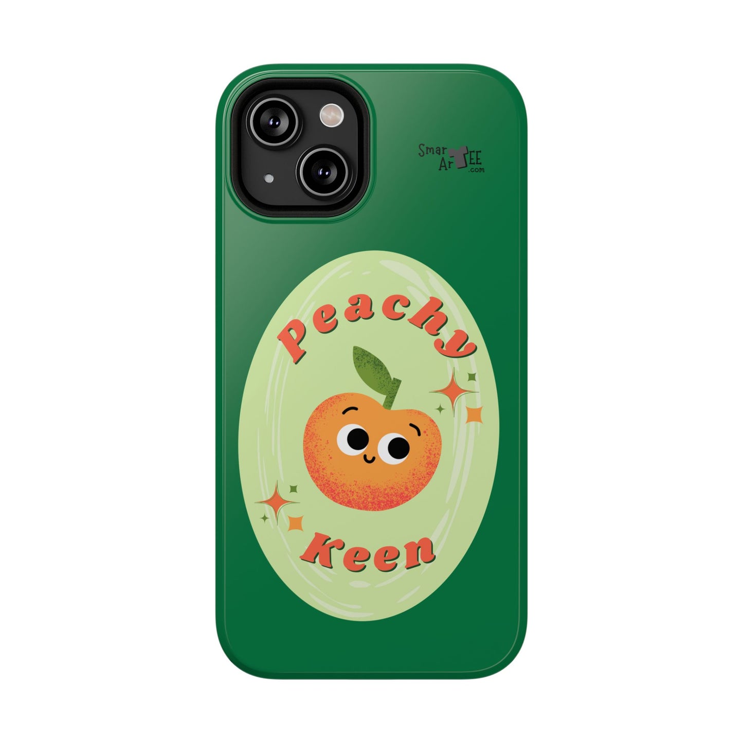Peachy Keen Phone Case, Cute Impact-Resistant Case, Fun Smartphone Cover, Gift for Fruit Lovers, Customizable Phone Accessory