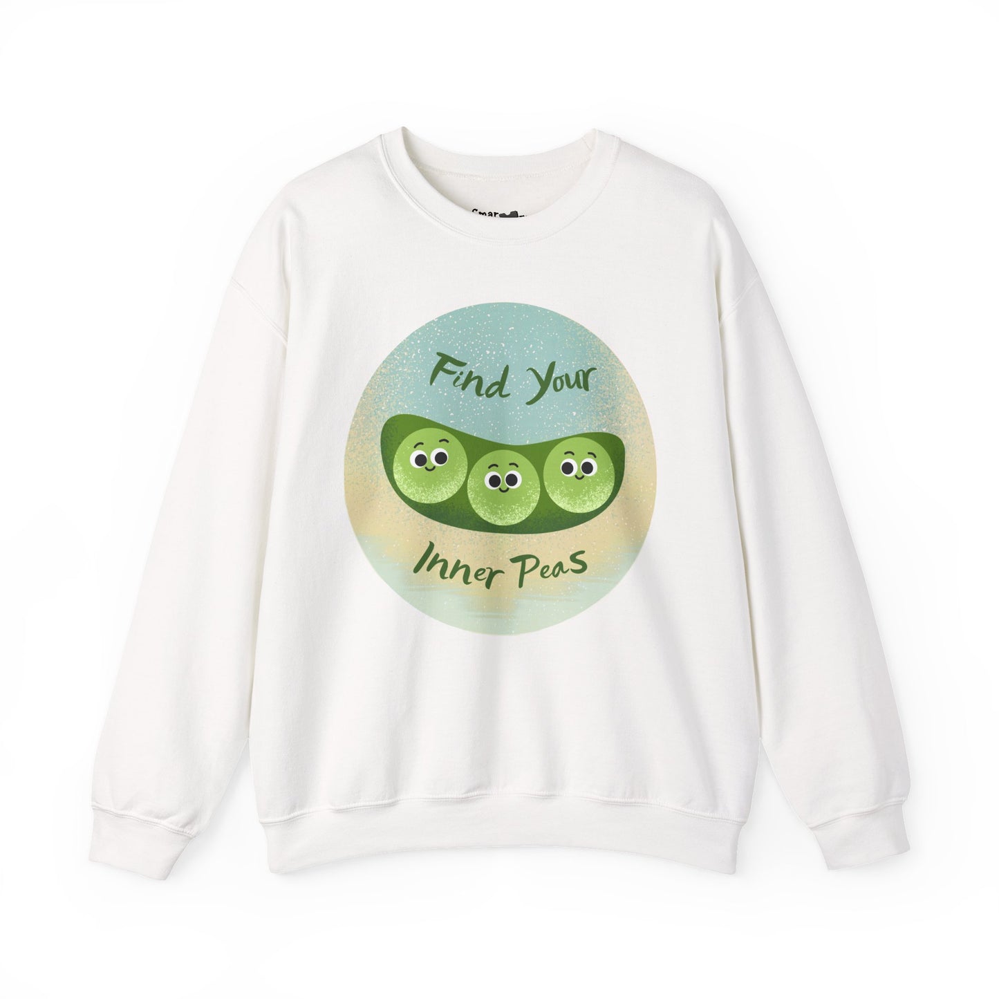 Find Your Inner Peas Sweatshirt | Funny Vegetable Pun Crewneck for Garden Lovers, Gift for Plant Parents, Relaxed Style for Everyday Wear