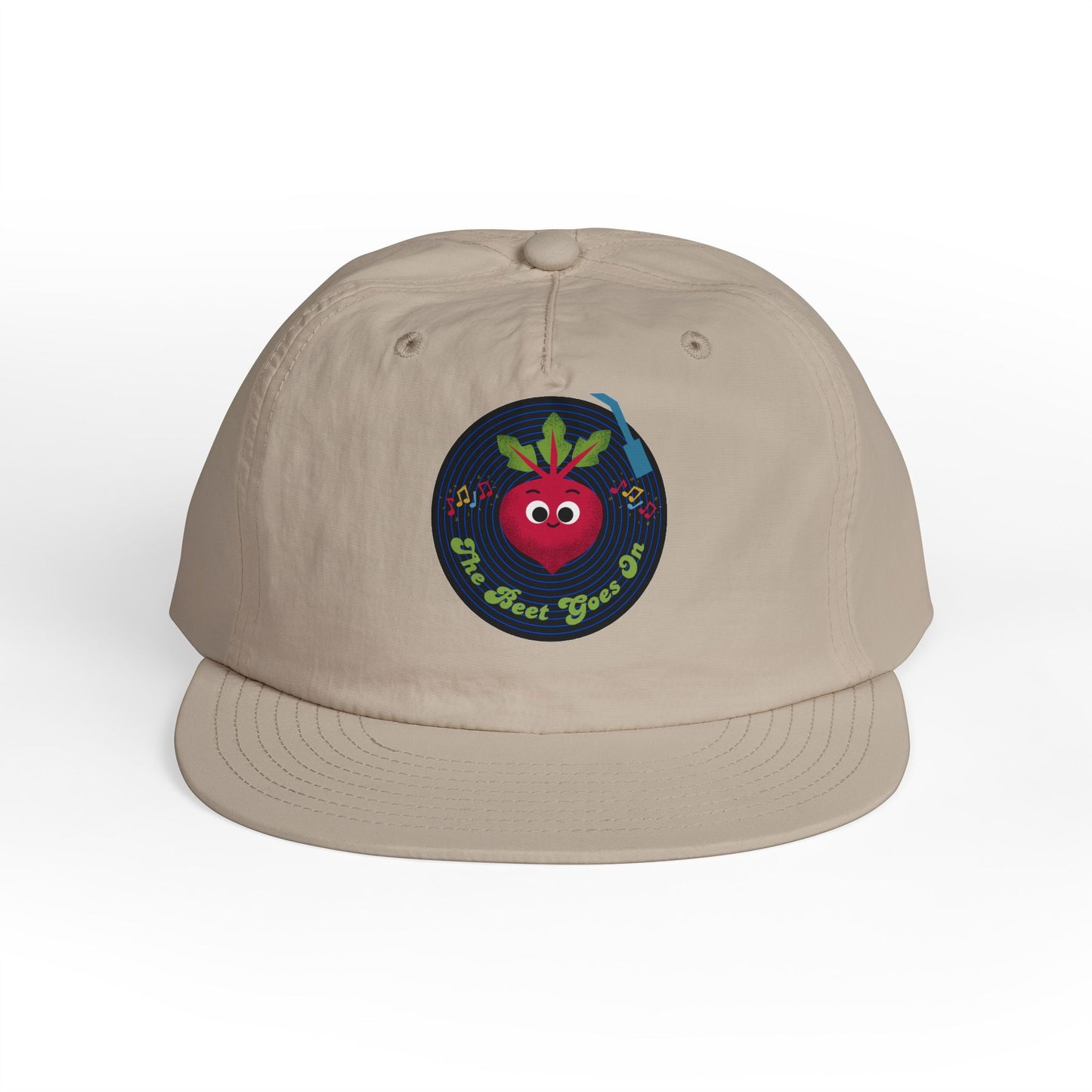 Surf Cap with Fun The Beet Goes On Pun Design, Cool Beach Hat, Perfect for Surfing, Gifts for Beach Lovers, Summer Accessories