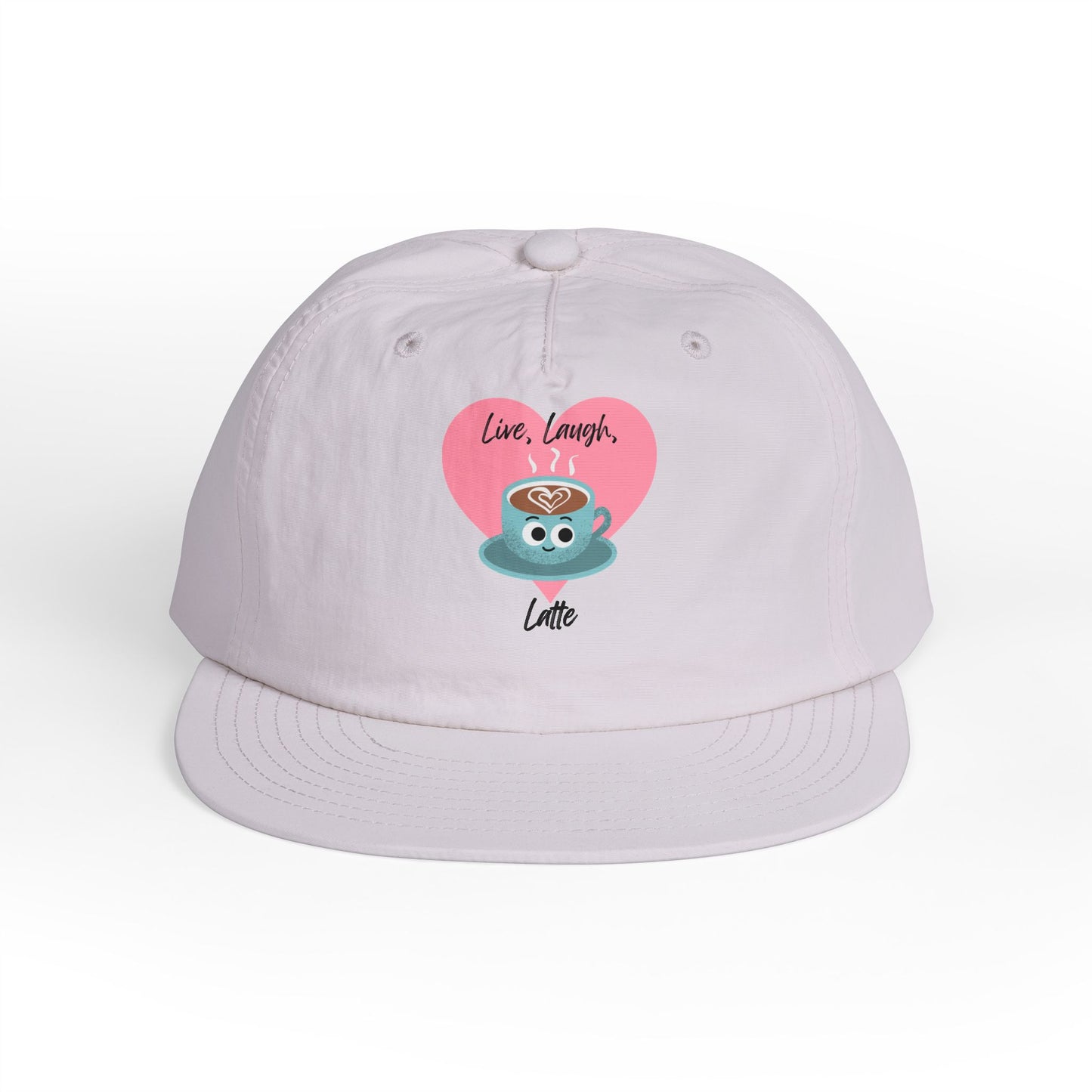 Playful Surf Cap - Live Laugh Love, Summer Vibes, Casual Weekend Accessory, Fun Beach Hat, Gift for Surf Lovers