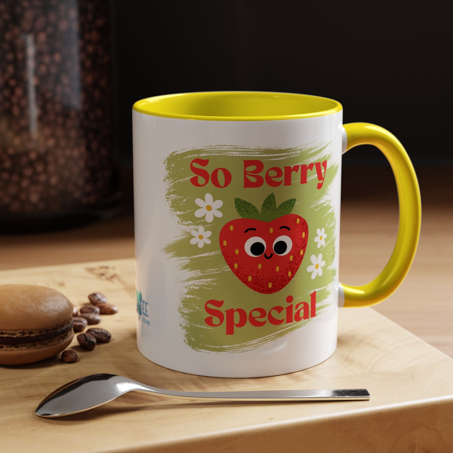 So Berry Special Coffee Mug | Cute Strawberry Mug, Gift for Friends, Kitchen Decor, Fruit Lover's Gift, Tea Mug