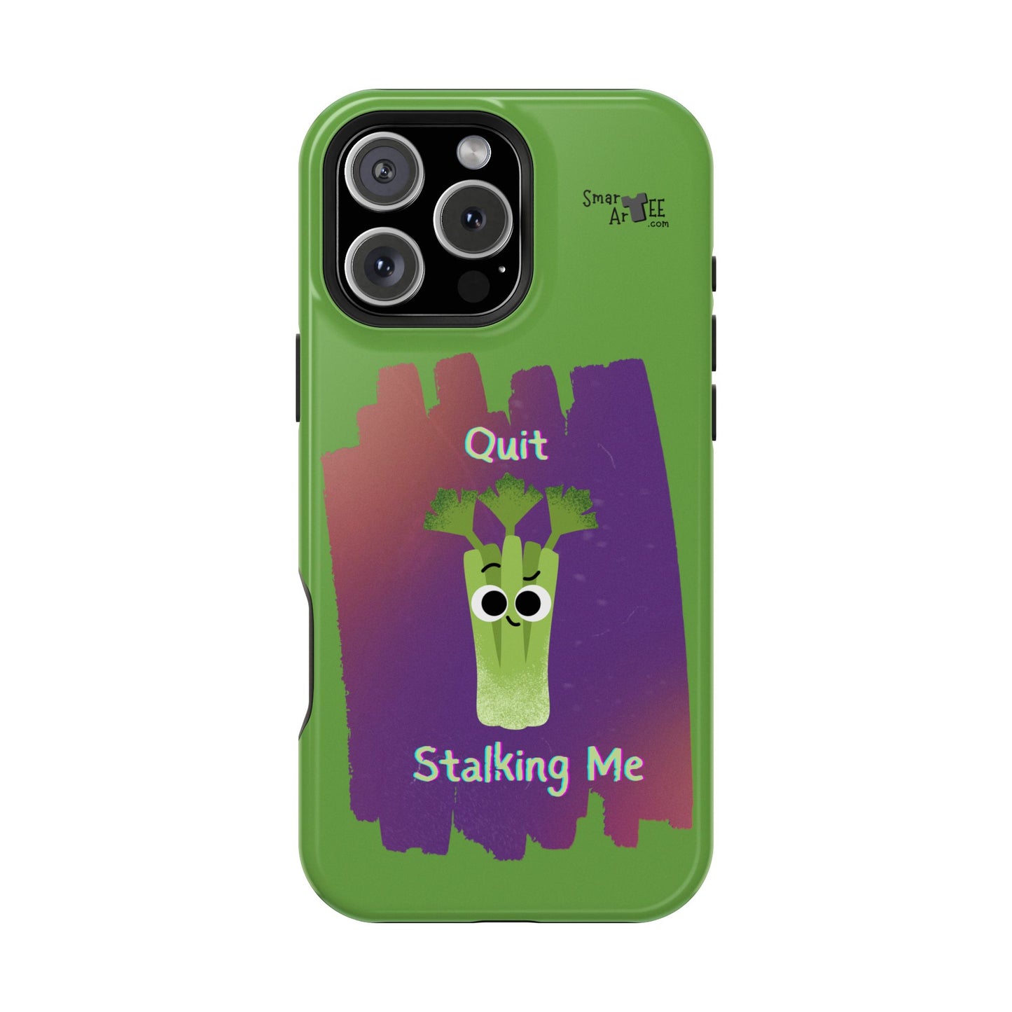 Cute Celery Pun Phone Case, Quirky Impact-Resistant Cell Phone Cover, Gift for Veggie Lovers, Fun Accessories for Friends