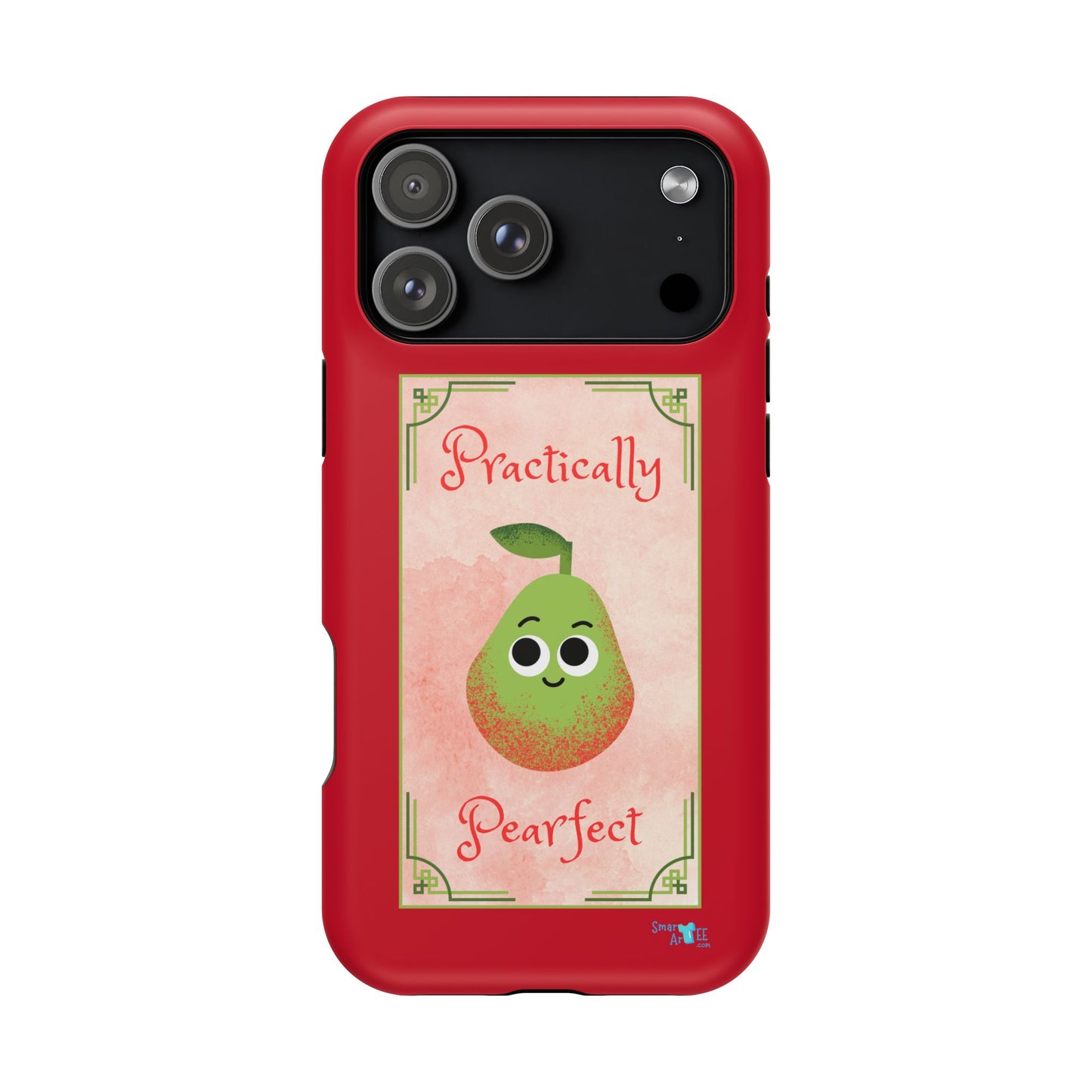 Cute Impact-Resistant Phone Case - Practically Pearfect, Fun Gift for Kids, Durable Phone Cover, Unique Phone Accessory, Youthful Style