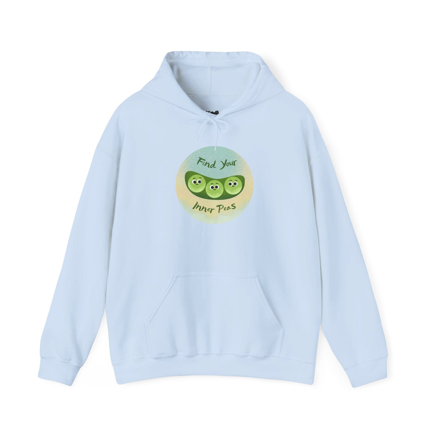 Find Your Inner Peas Hoodie | Comfy Apparel, Gift for Fun Lovers, Casual Wear, Motivational Hoodie