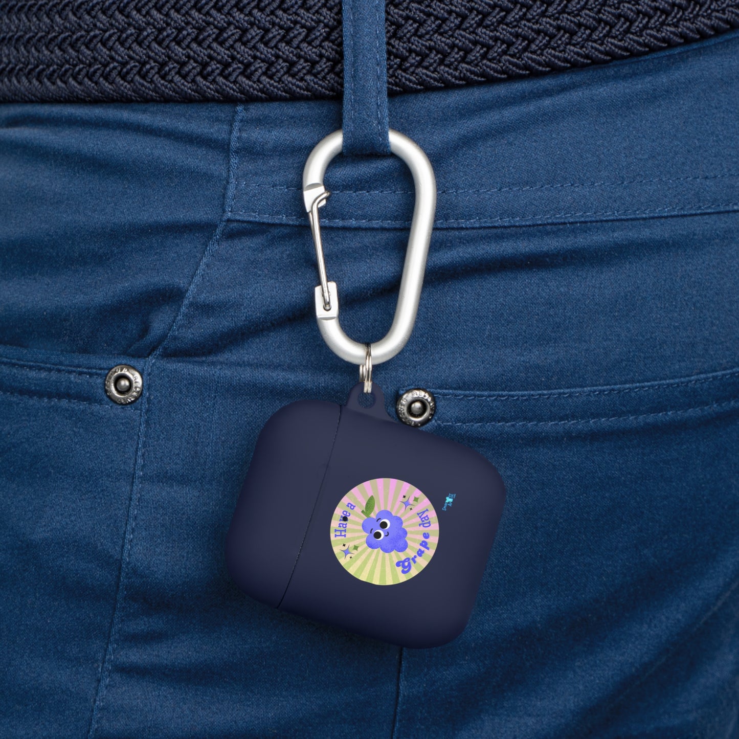 Cute Grape AirPods Case Cover, Fun Earbuds Protector, Gift for Music Lovers, Colorful Accessory, Great Gift Idea