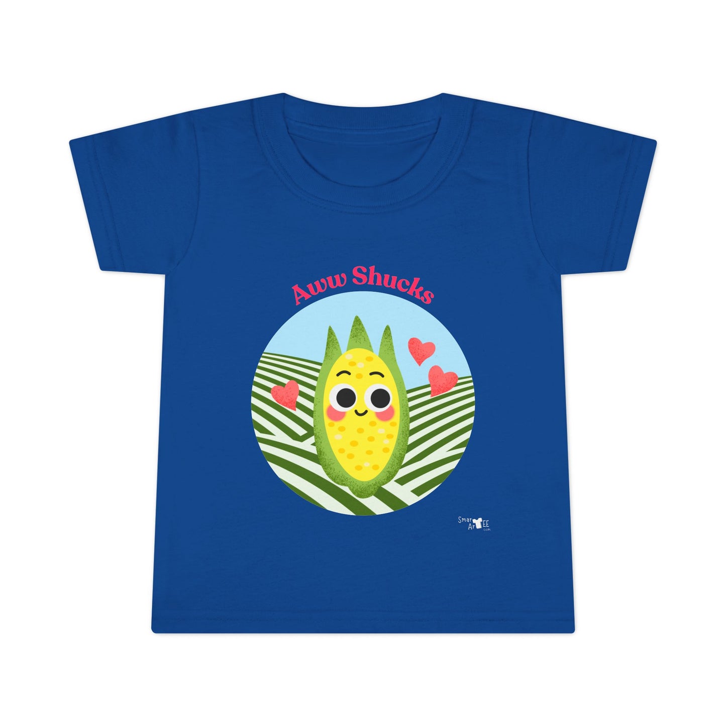 Cute Toddler Shirt with Happy Corn Design, Fun Children's Apparel, Gifts for Kids, Summer Vibes, Birthday Present, Playtime Wear