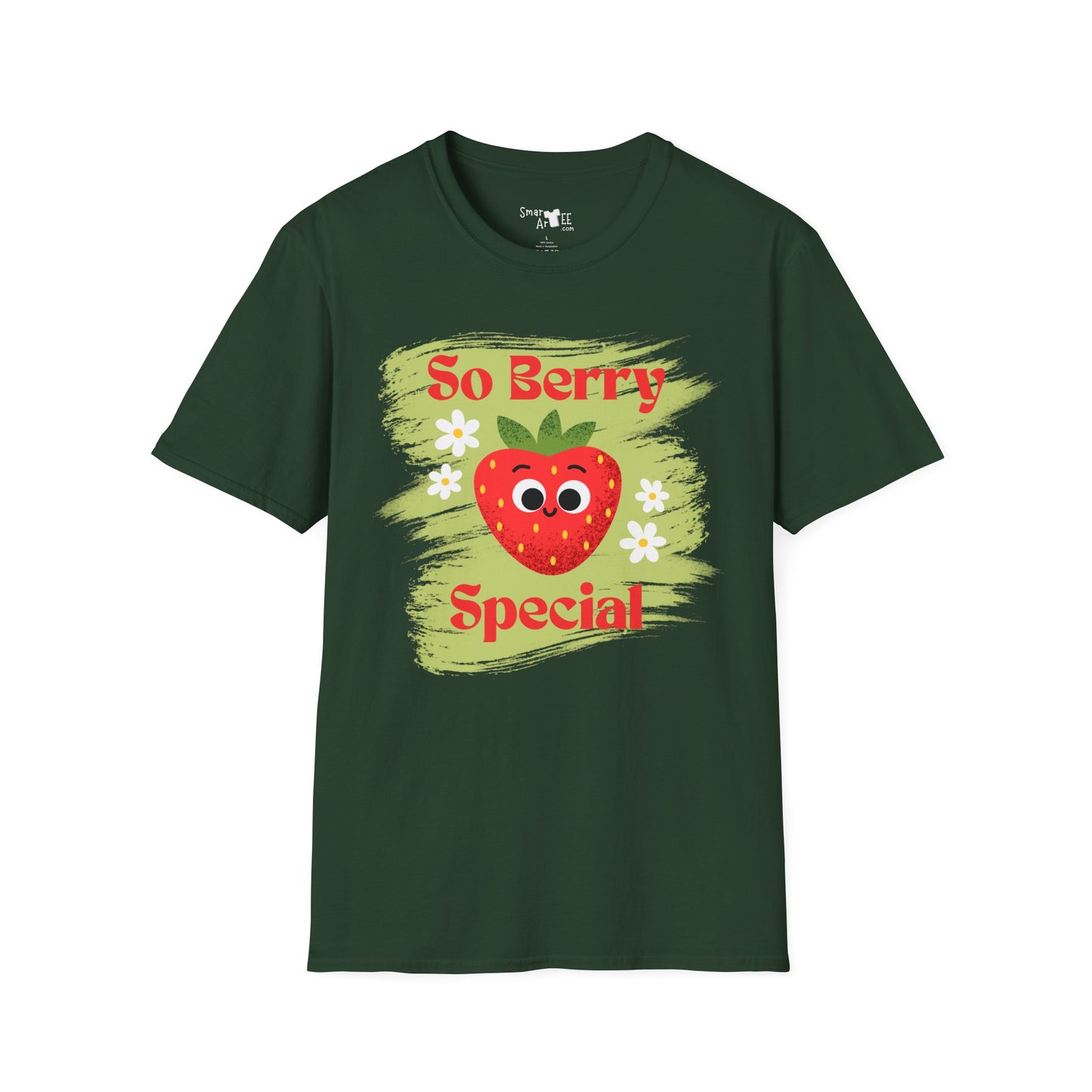 So Berry Special Unisex Softstyle T-Shirt | Cute Strawberry Graphic Pun Tee, Fun Gift for Friends, Summer Vibes, Birthday, Casual Wear