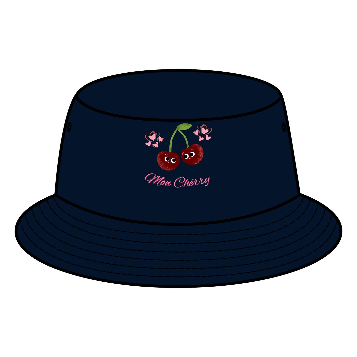 Charming Cherry Bucket Hat, Cherry Lover Gift, Fun Summer Accessory, Cute Outdoor Hats, Adjustable Fashion Hat