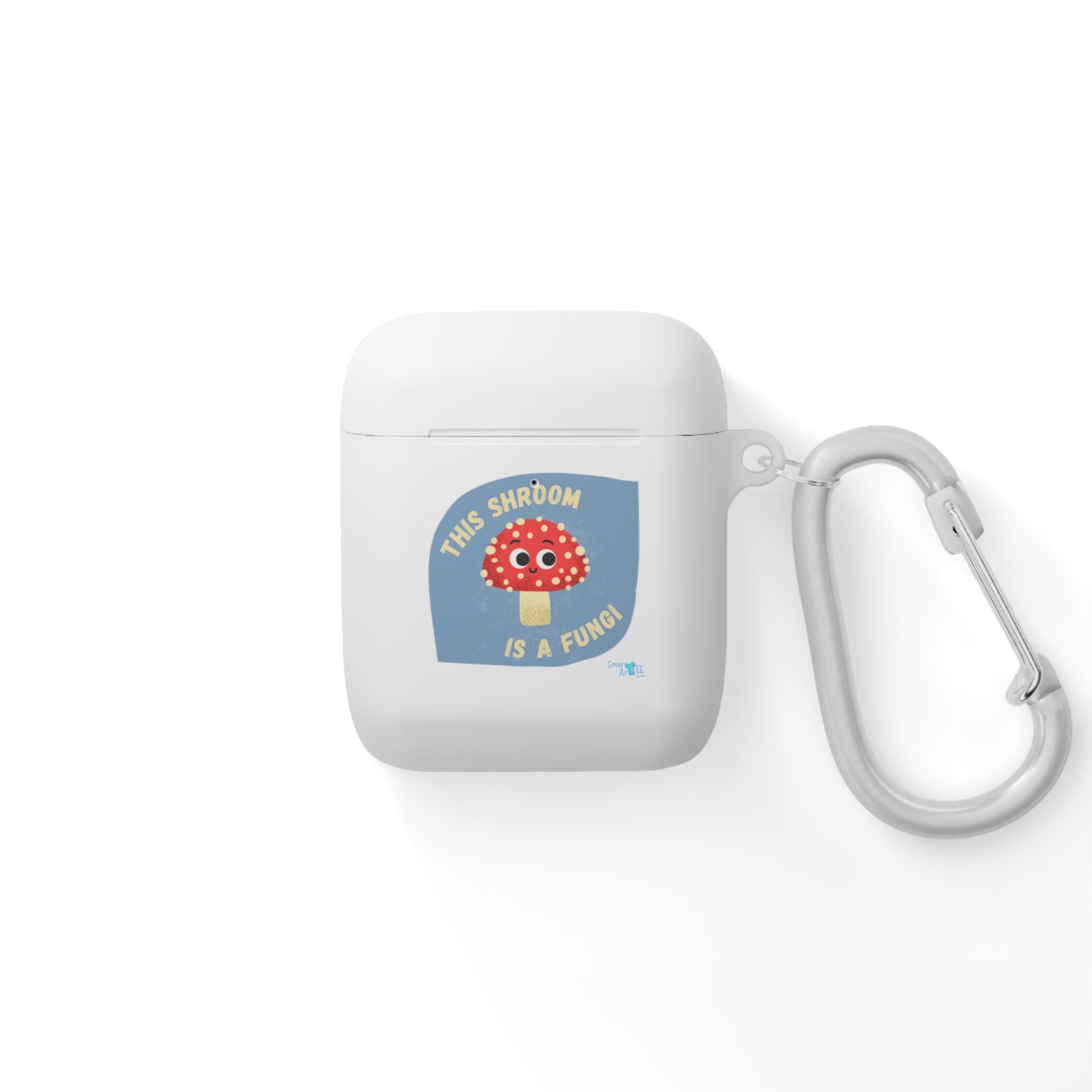 Cute Mushroom AirPods Case Cover, Fun Gift for Music Lovers, Personalized Accessory for AirPods, Shroom Design, Trendy Gadget Holder