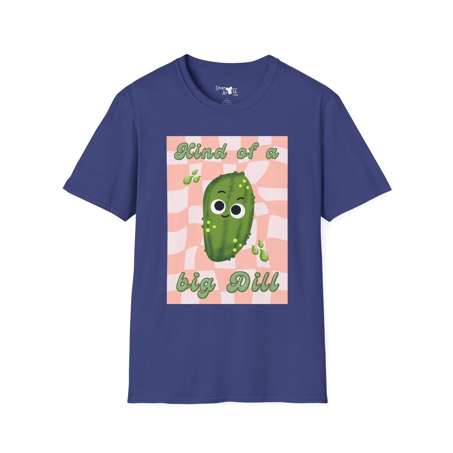 Cute Pickle Humor T-Shirt, Unisex Softstyle Tee, Funny Gift for Dill Pickle Lovers, Trendy Casual Wear, Unique Gift for Birthdays