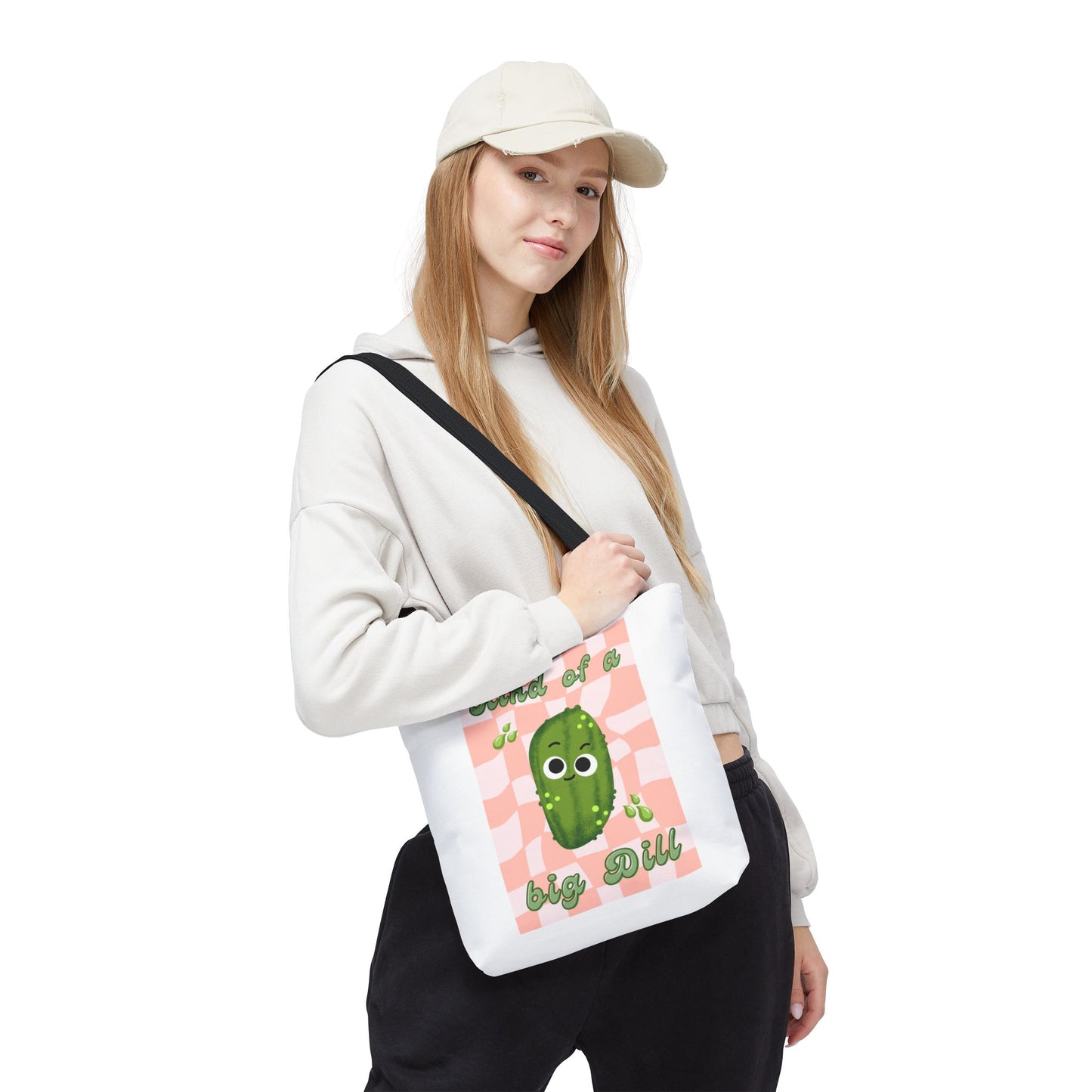Playful Pickle Tote Bag: Cute, Funny, Quirky, Eco-Friendly, Gift Bag, Everyday Use, Beach Bag, Market Bag