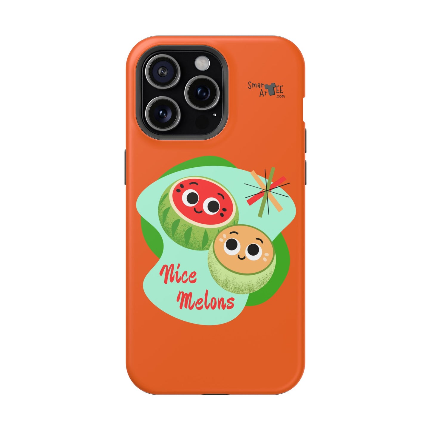 Cute Fruit Phone Case - Nice Melons Design, Impact-Resistant, Fun Gift for Kids, Phone Accessories for Celebrations, Fruit Lovers