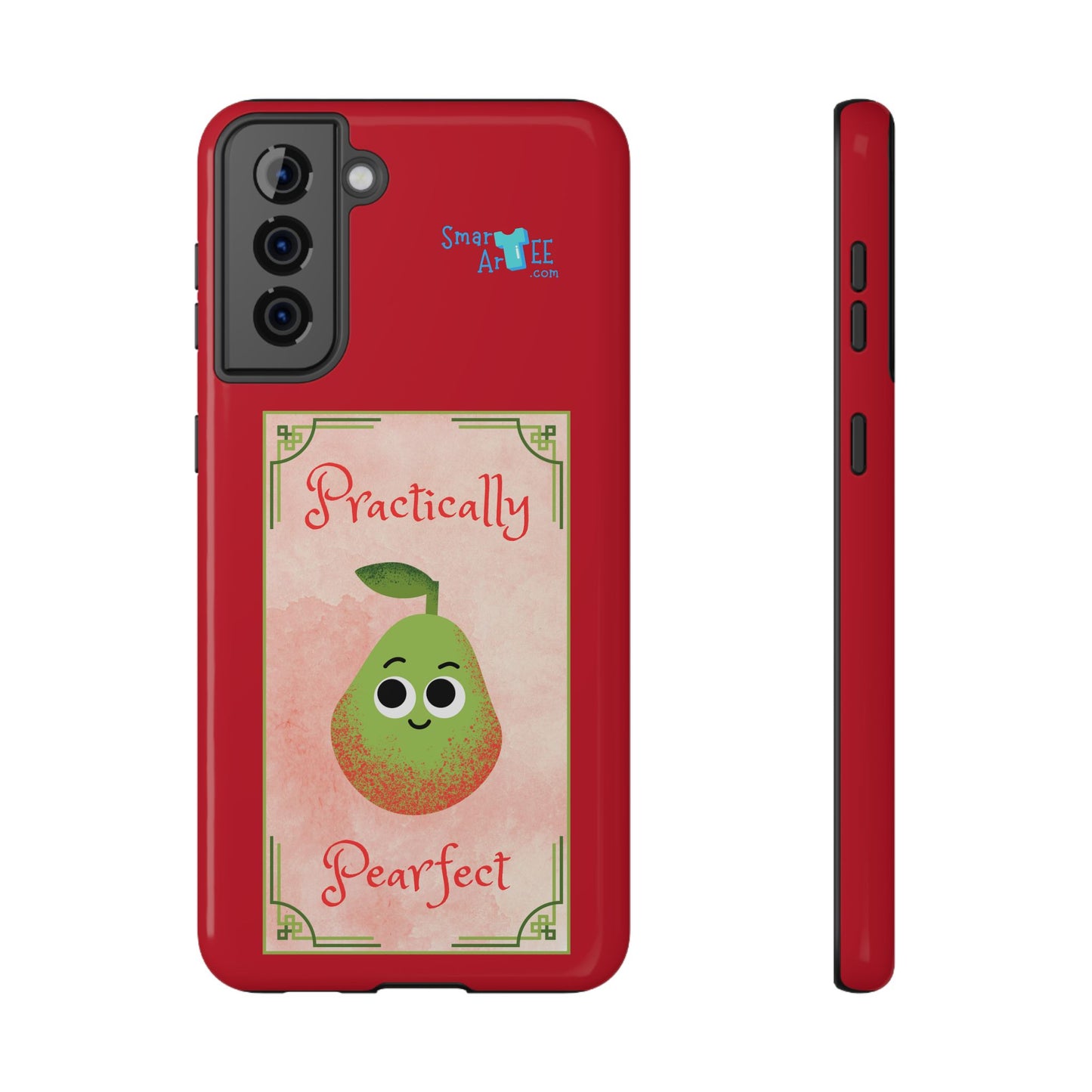 Cute Impact-Resistant Phone Case - Practically Pearfect, Fun Gift for Kids, Durable Phone Cover, Unique Phone Accessory, Youthful Style