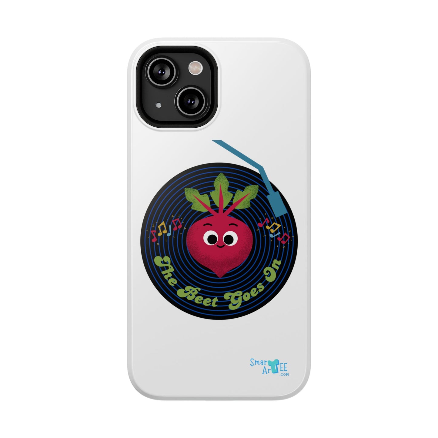 Fun Impact-Resistant Phone Cases - Unique Phone Accessories, Beet Pun Themed, Holiday Present