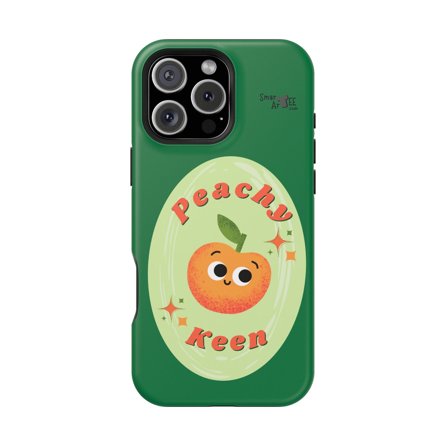 Peachy Keen Phone Case, Cute Impact-Resistant Case, Fun Smartphone Cover, Gift for Fruit Lovers, Customizable Phone Accessory