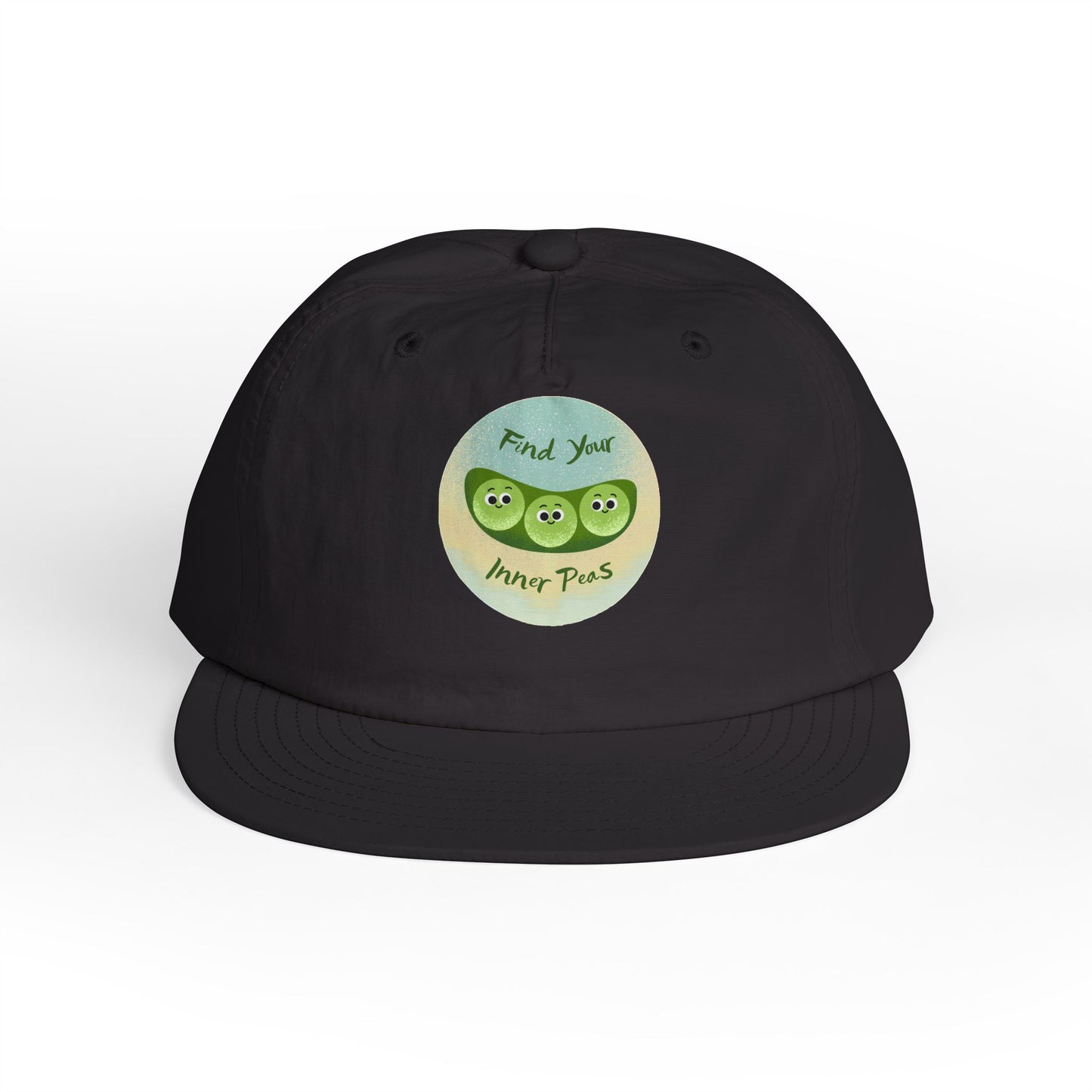 Surf Cap, Find Your Inner Peace Hat, Beachwear Accessories, Summer Cap, Fun Prints, Relaxation Gear, Outdoor Lifestyle