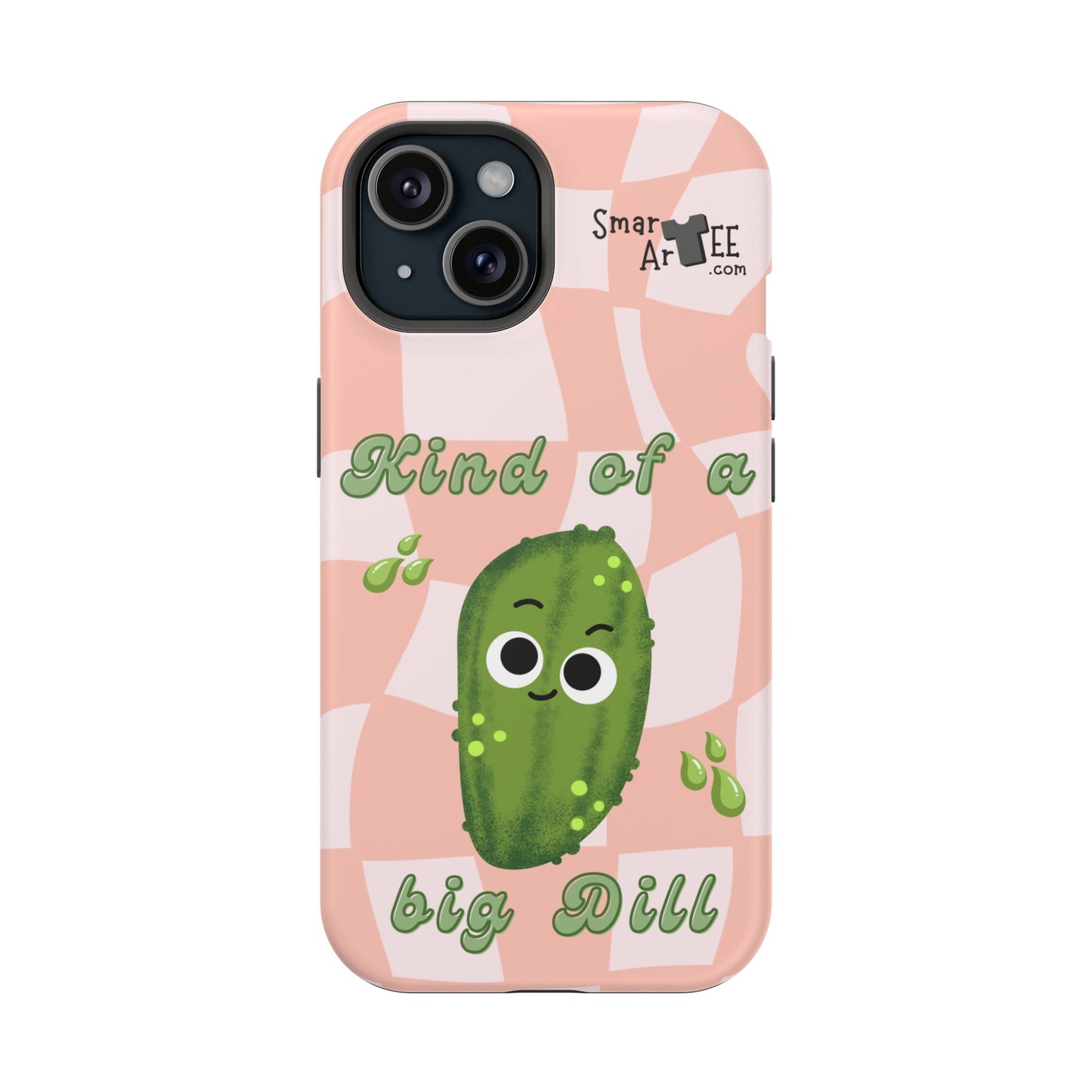 Cute Cucumber Phone Case, Funny Phone Case, Gift for Vegetable Lovers, Quirky Mobile Accessories, Summer Vibes, Kind of a Big Dill