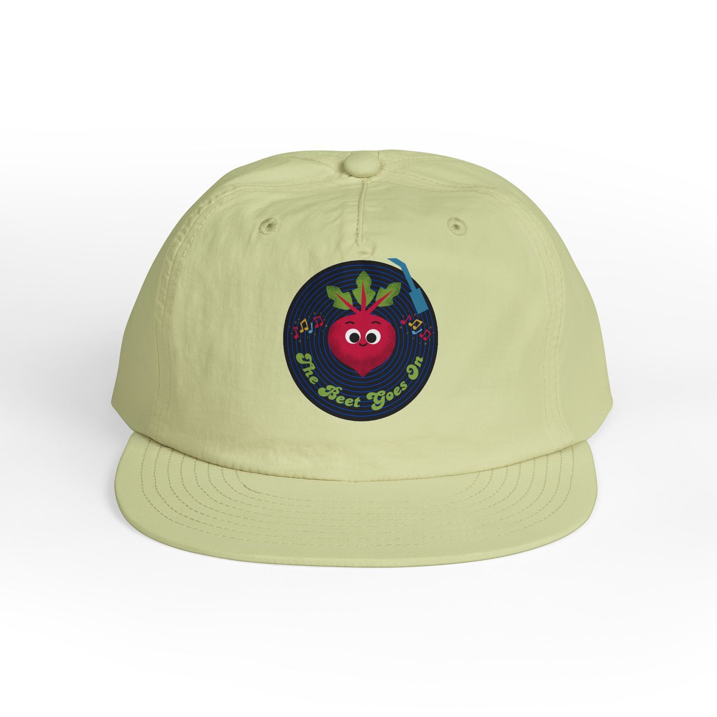 Surf Cap with Fun The Beet Goes On Pun Design, Cool Beach Hat, Perfect for Surfing, Gifts for Beach Lovers, Summer Accessories