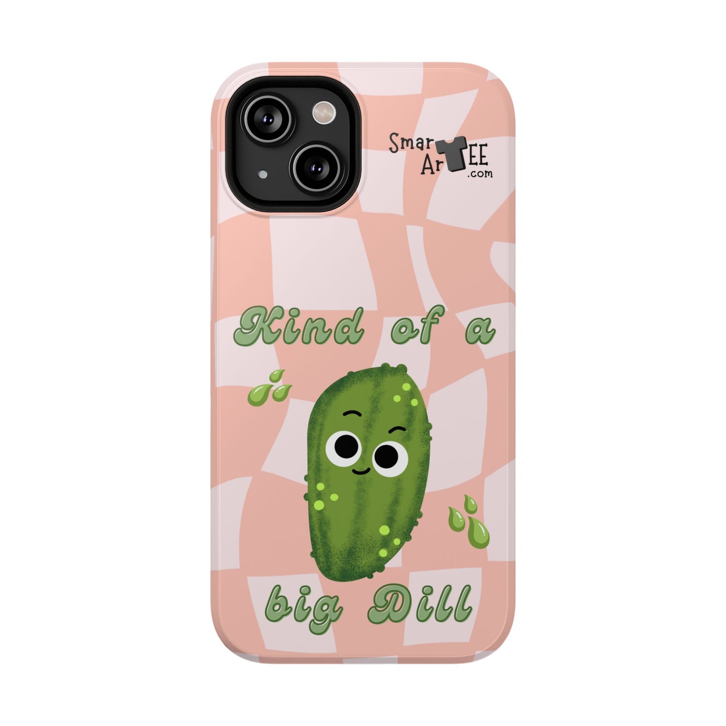 Cute Cucumber Phone Case, Funny Phone Case, Gift for Vegetable Lovers, Quirky Mobile Accessories, Summer Vibes, Kind of a Big Dill