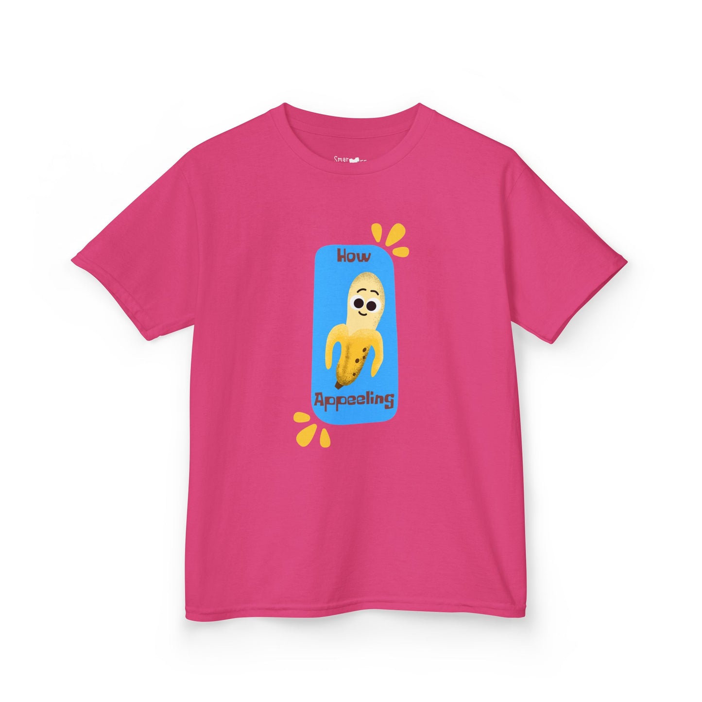 Kids Funny Graphic Tee with 'How Appeeling' Banana Pun Design | Playful Shirt for Children | Gift for Birthdays