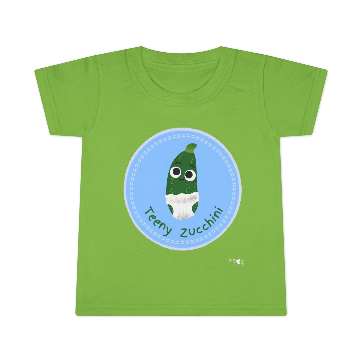 Cute Toddler Zucchini Shirt, Funny Kids Tee, Teeny Zucchini Design, Gift for Toddlers, Playful Children's Apparel