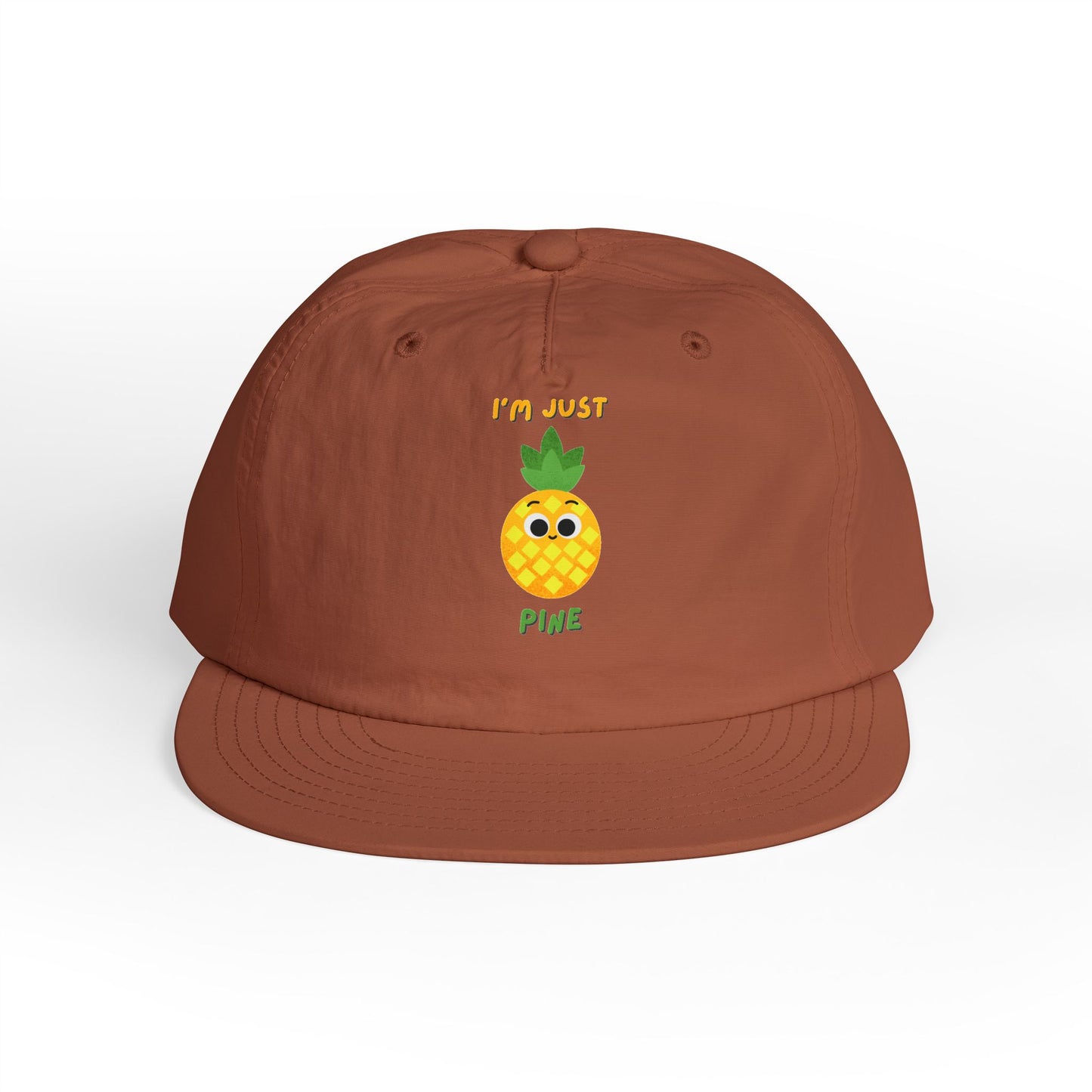 Pineapple Pun Surf Cap - Fun Beachwear, Summer Accessory, Vacation Hat, Gift for Surfers, Casual Style