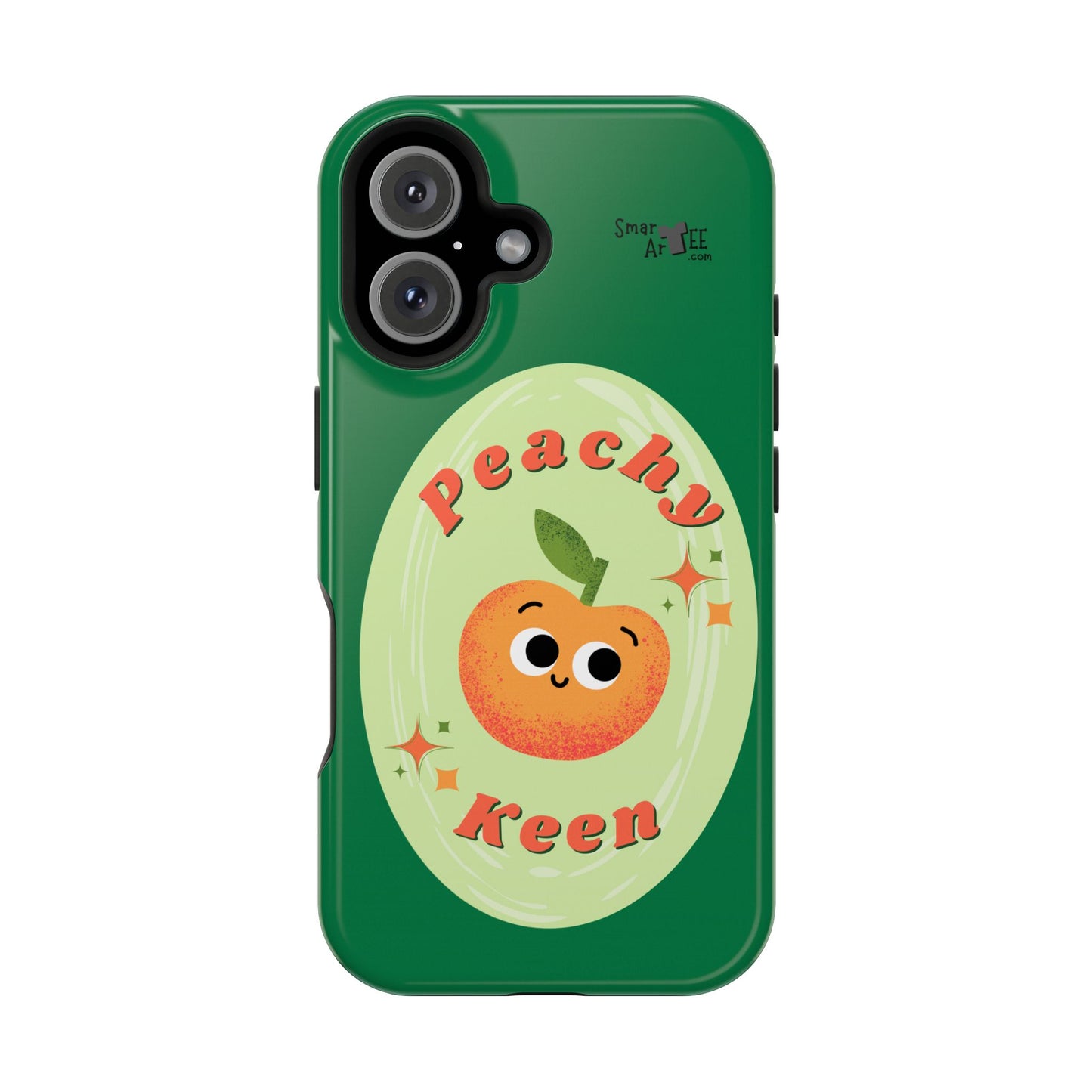 Peachy Keen Phone Case, Cute Impact-Resistant Case, Fun Smartphone Cover, Gift for Fruit Lovers, Customizable Phone Accessory