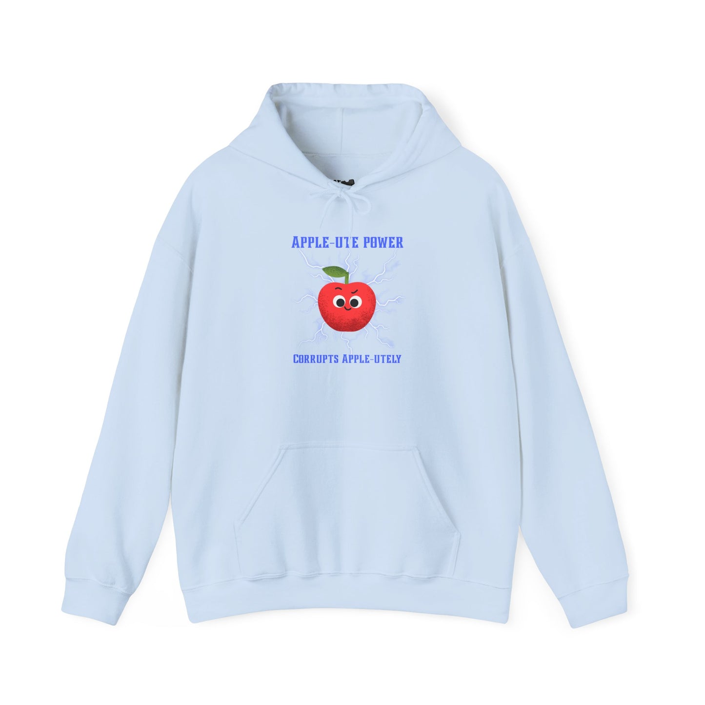 Apple Eye Power Unisex Hoodie - Fun Gift for Apple Lovers, Casual Wear, Fall Fashion, Eco-Friendly Hoodie, Cute Gift Idea