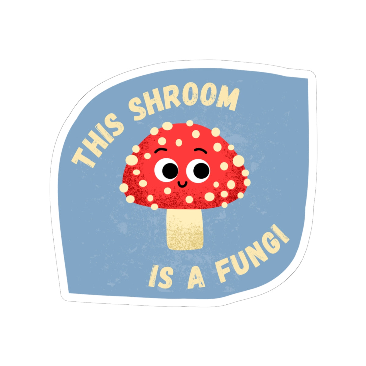 Cute Mushroom Kiss-Cut Stickers | Playful Fungi Decals for Laptops, Scrapbooking, and Gifts | Fun Nature Art