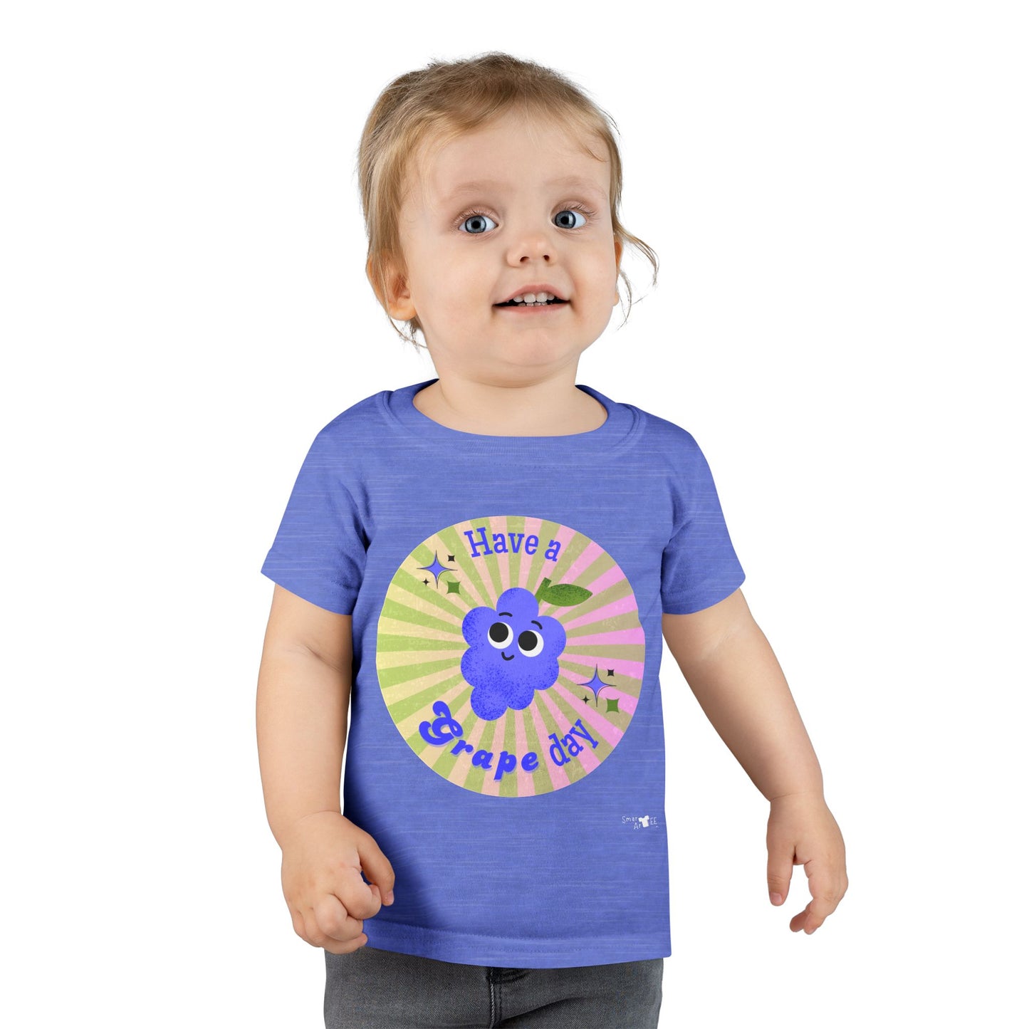 Toddler Shirt - 'Have a Grape Day!' Cute Fruit Design, Kids Birthday Gift, Summer Outfit, Toddler Apparel, Playdate Shirt